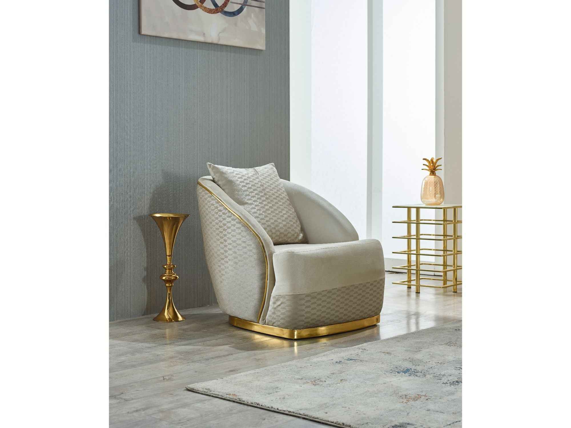 Elegance Chair Cream - Image 3