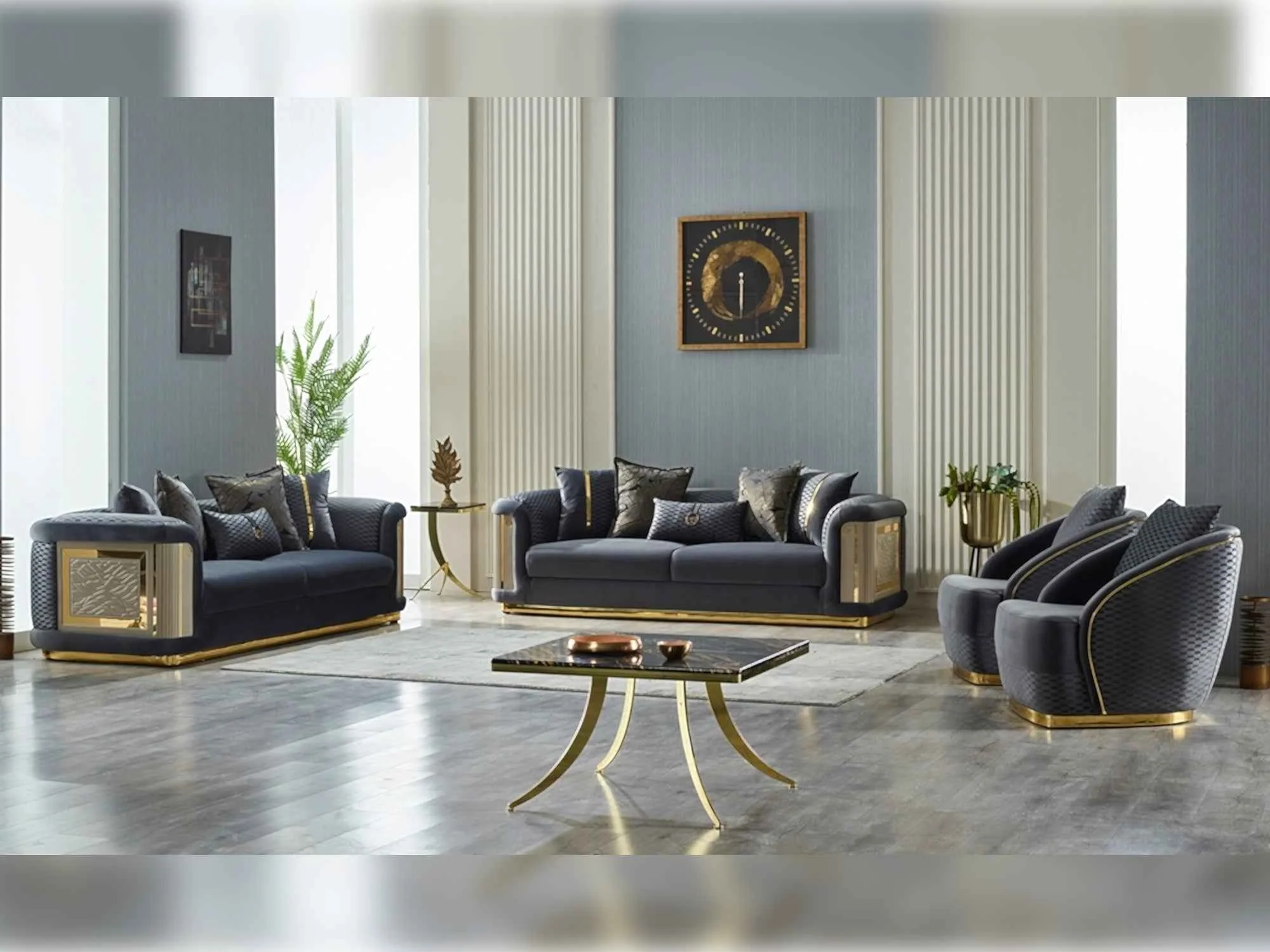 Elegance Chair Dark Grey - Image 3