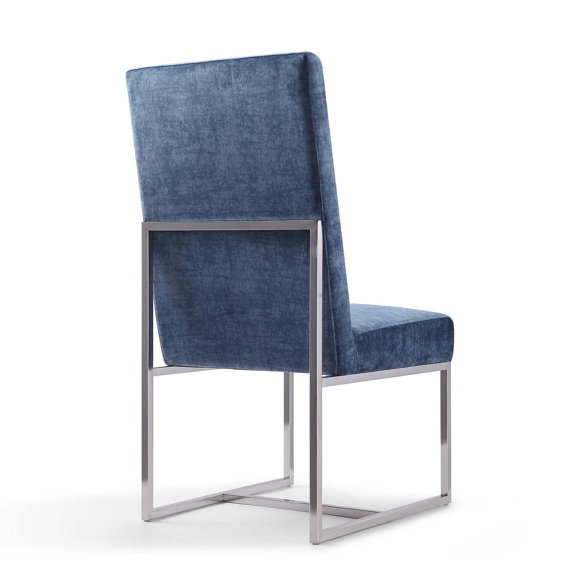 Element Velvet Dining Chair in Blue - Image 6