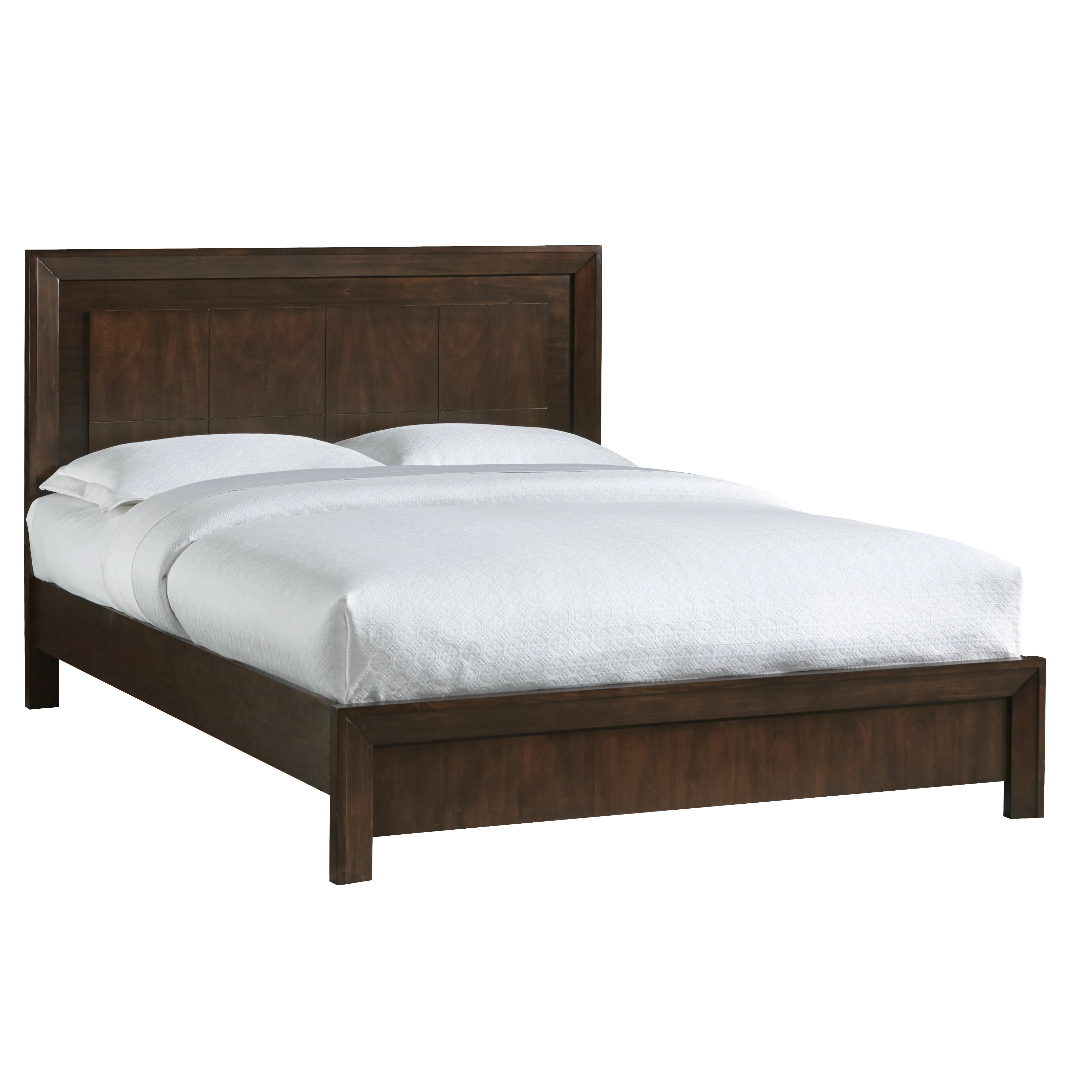 Element Wood Queen Platform Bed in Chocolate Brown - Image 5