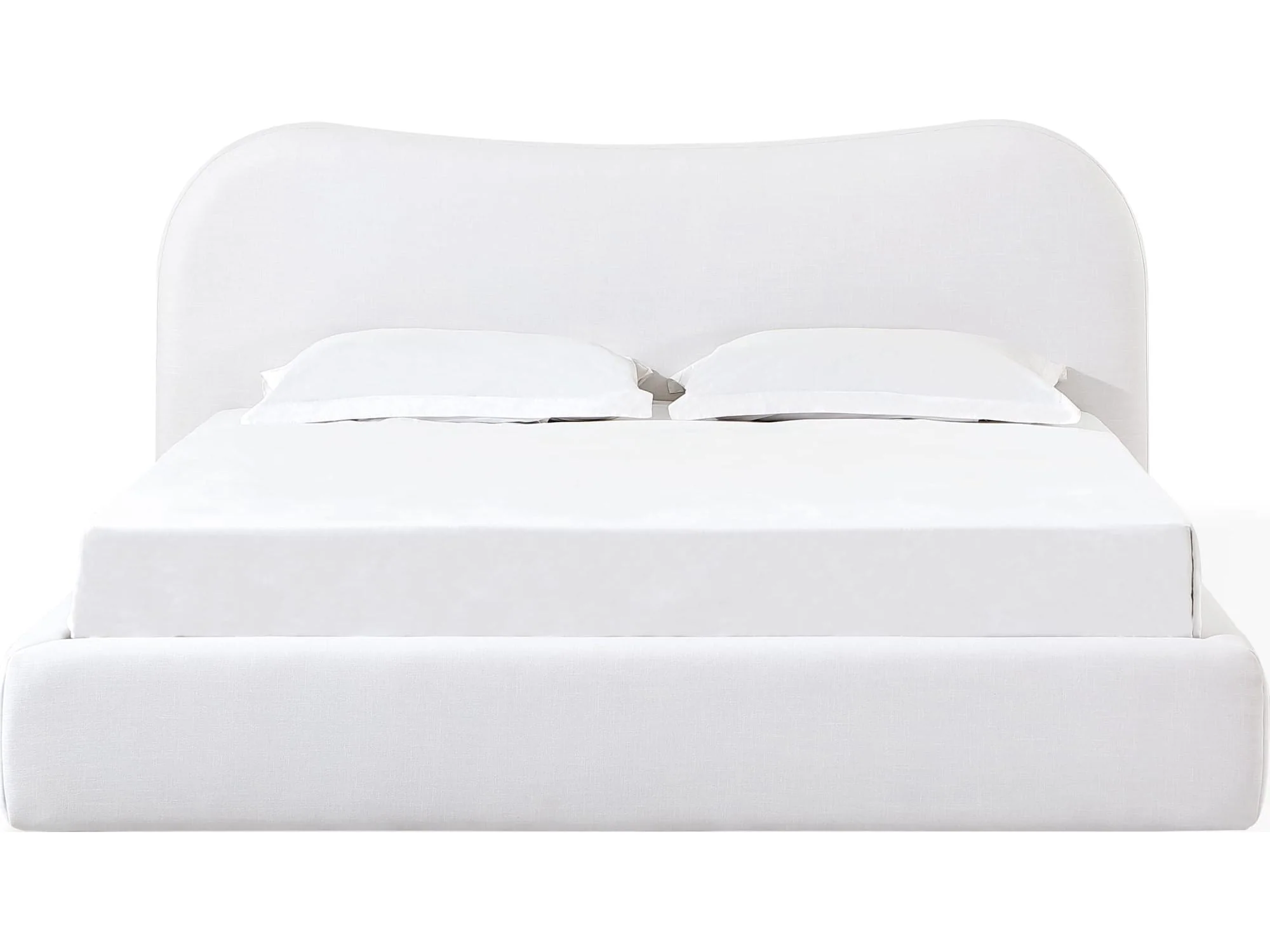 Elena Vanilla California King Upholstered Bed