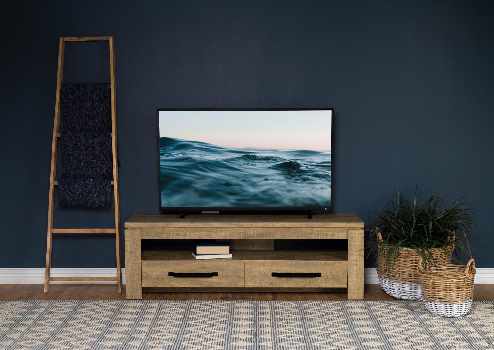 Elkton Mango 2-drawer Engineered Wood 59" TV Stand