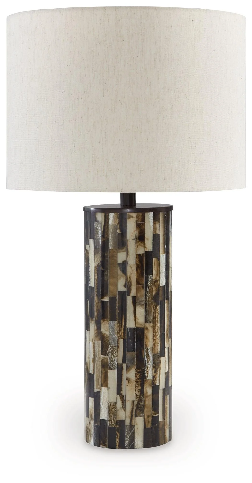 Ellford Black/Brown/Cream Table Lamp - Image 3