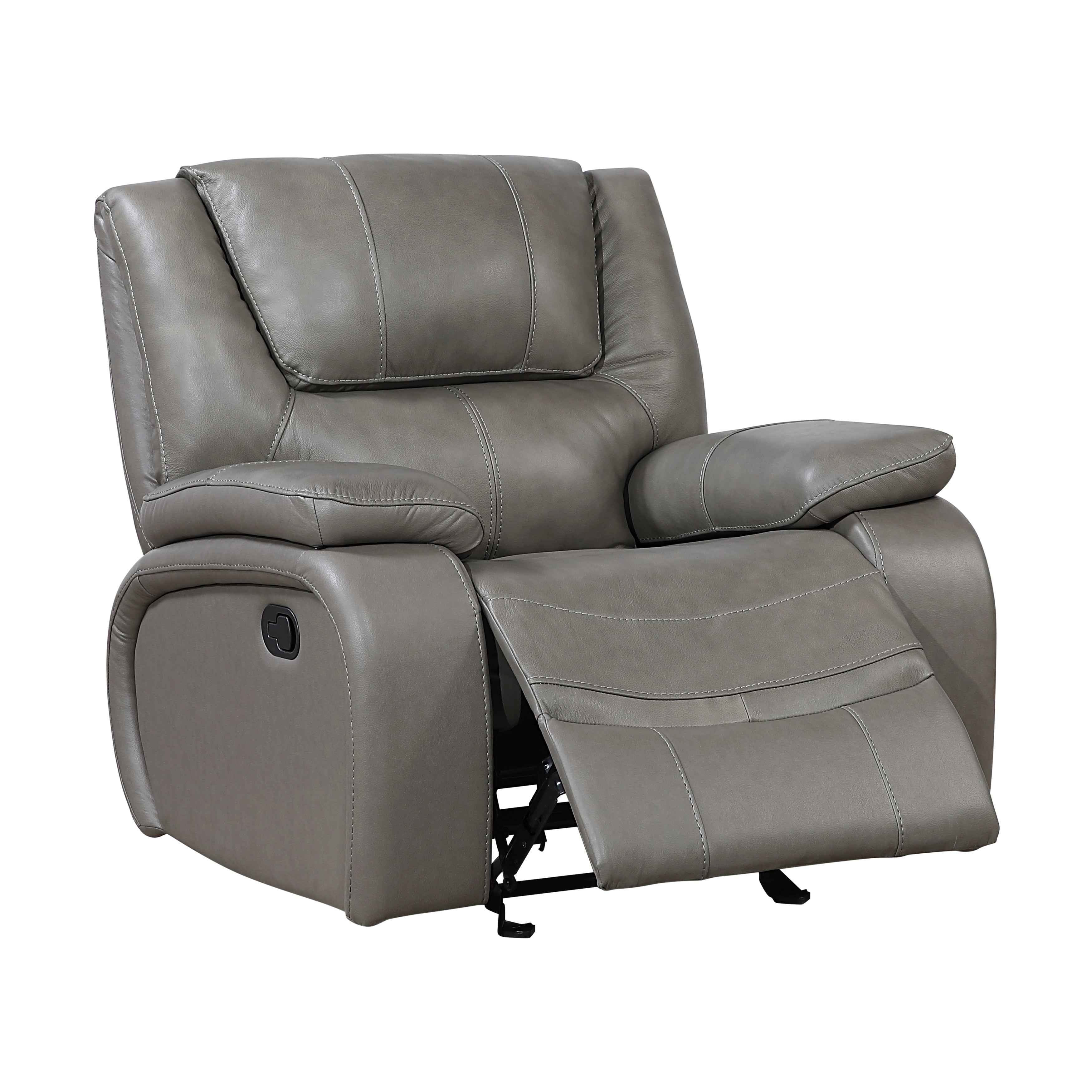Ellicott Gray Reclining Chair - Image 6