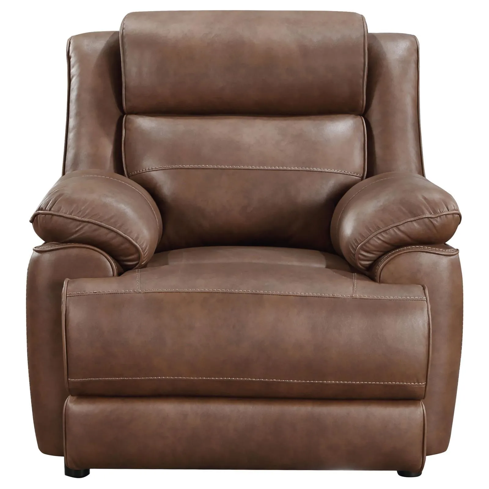 Ellington Dark Brown 3-piece Upholstered Padded Arm Sofa Set - Image 11