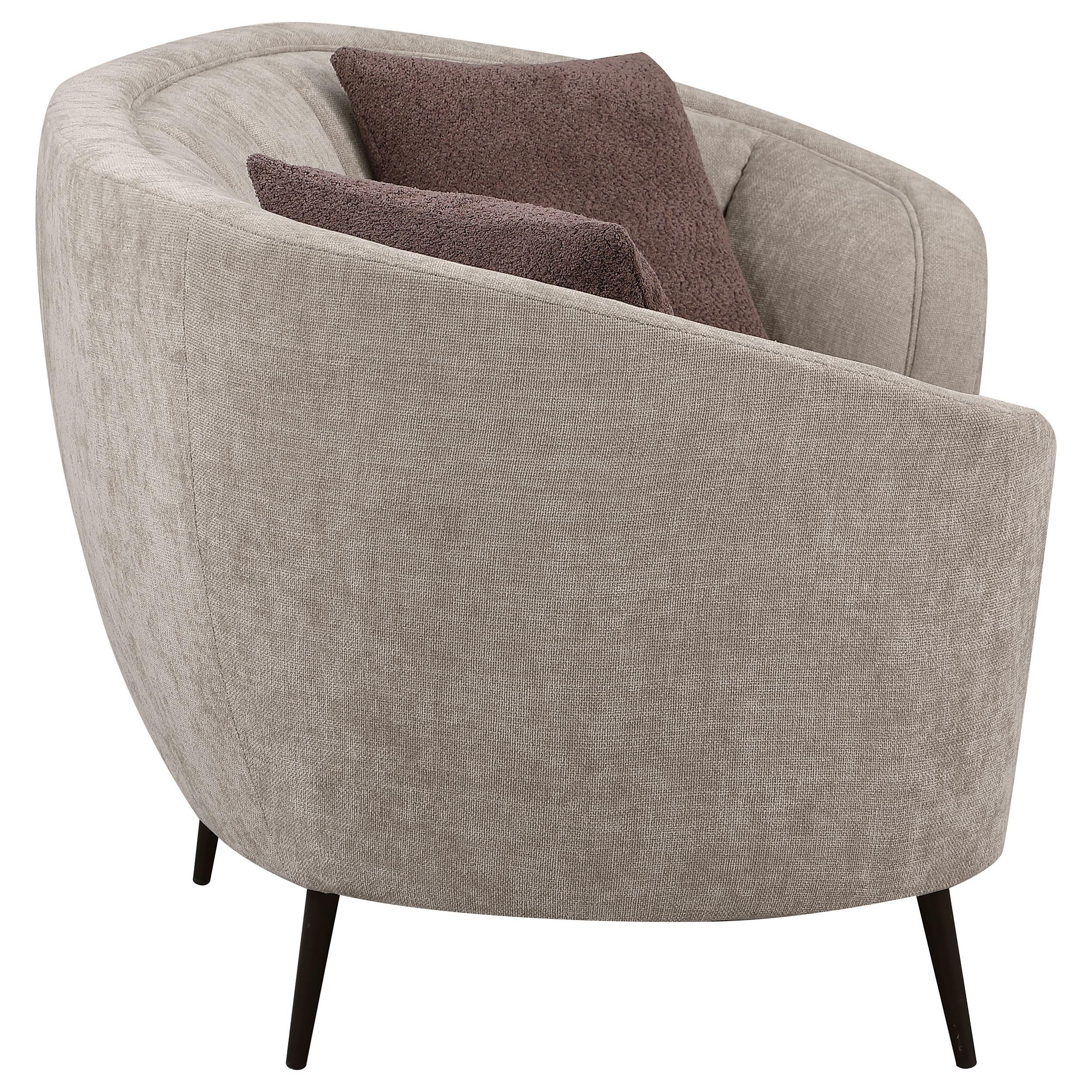 Ellorie 3-piece Upholstered Curved Sofa Set Beige - Image 10