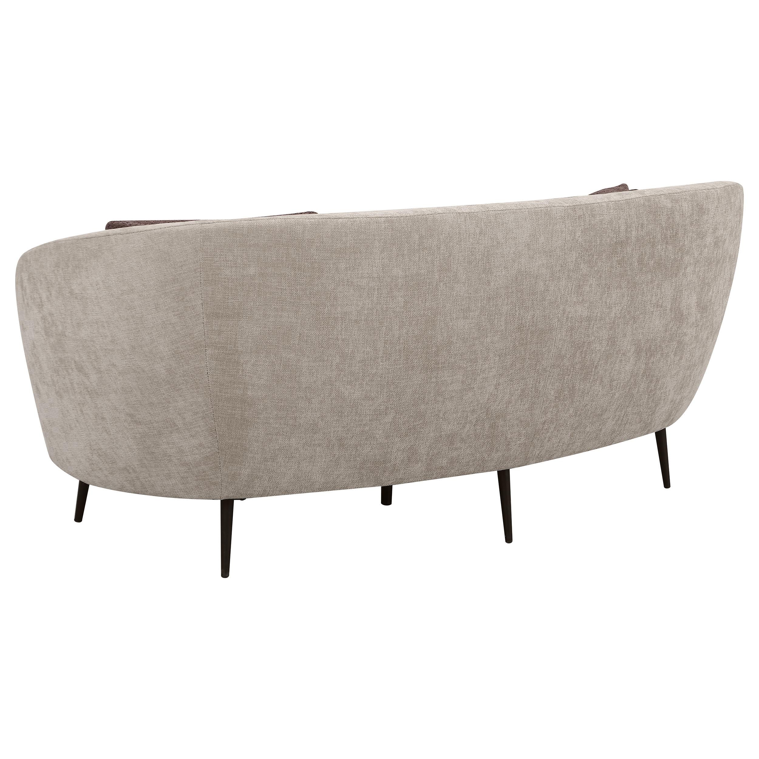 Ellorie Beige Upholstered Curved Living Room Set - Image 9