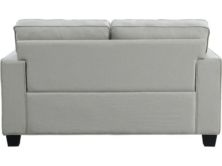 Elmont Khaki Loveseat - Image 5
