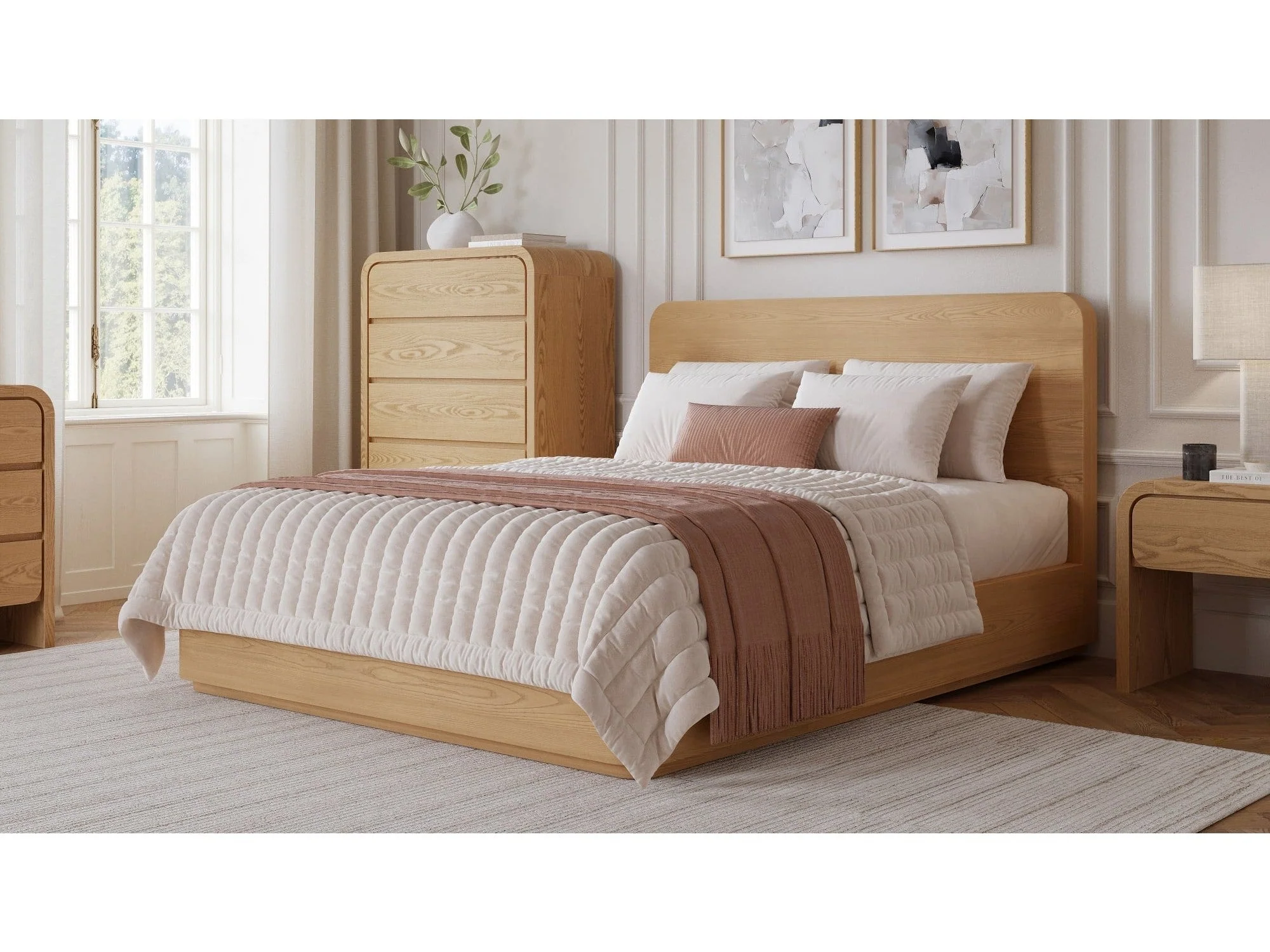 Elora Timber King Bed