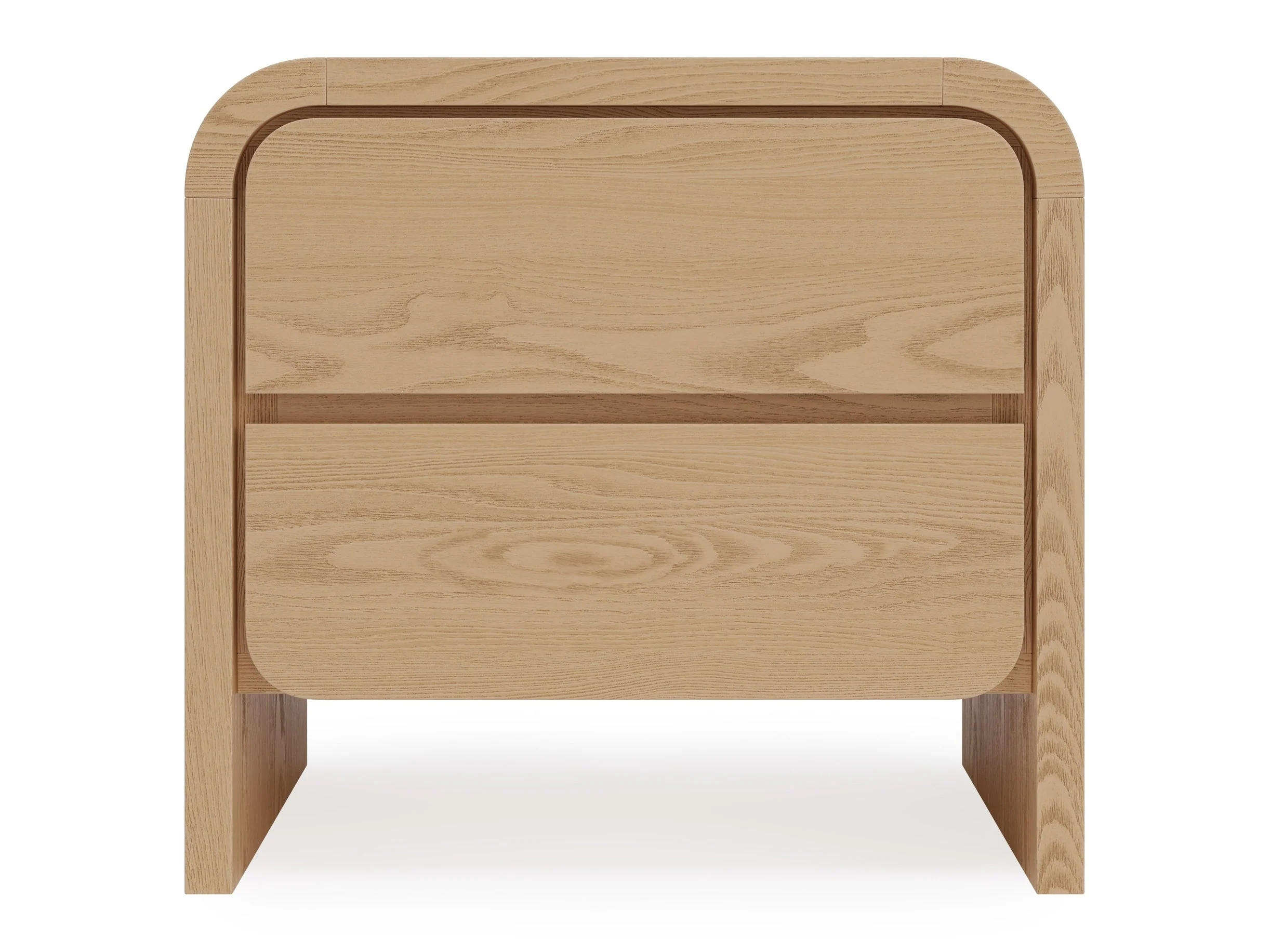 Elora Timber Two Drawer Nightstand - Image 2