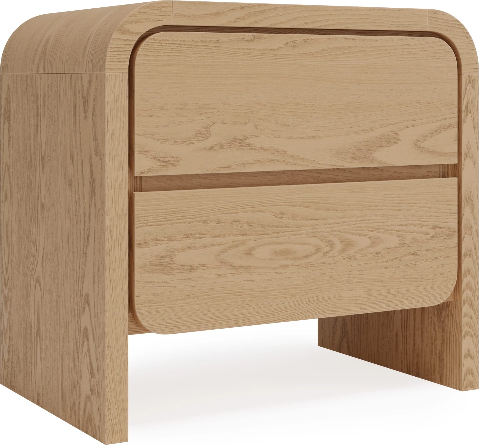 Elora Timber Two Drawer Nightstand - Image 4