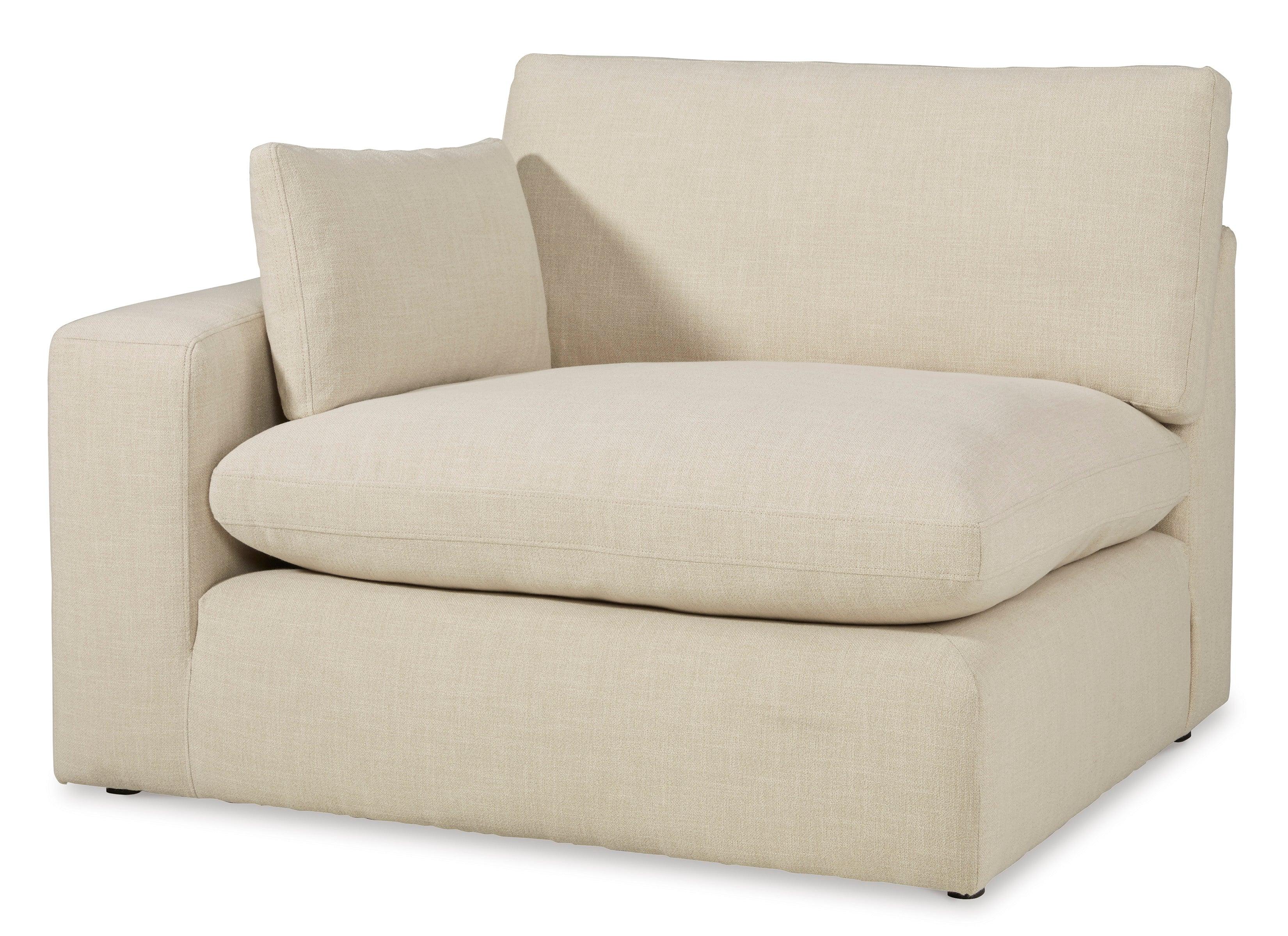Elyza Linen 2-Piece Right Arm Facing Chaise Sectional - Image 2