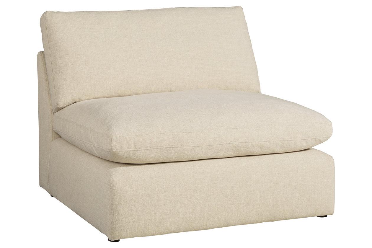 Elyza Linen Armless Chair - Image 3