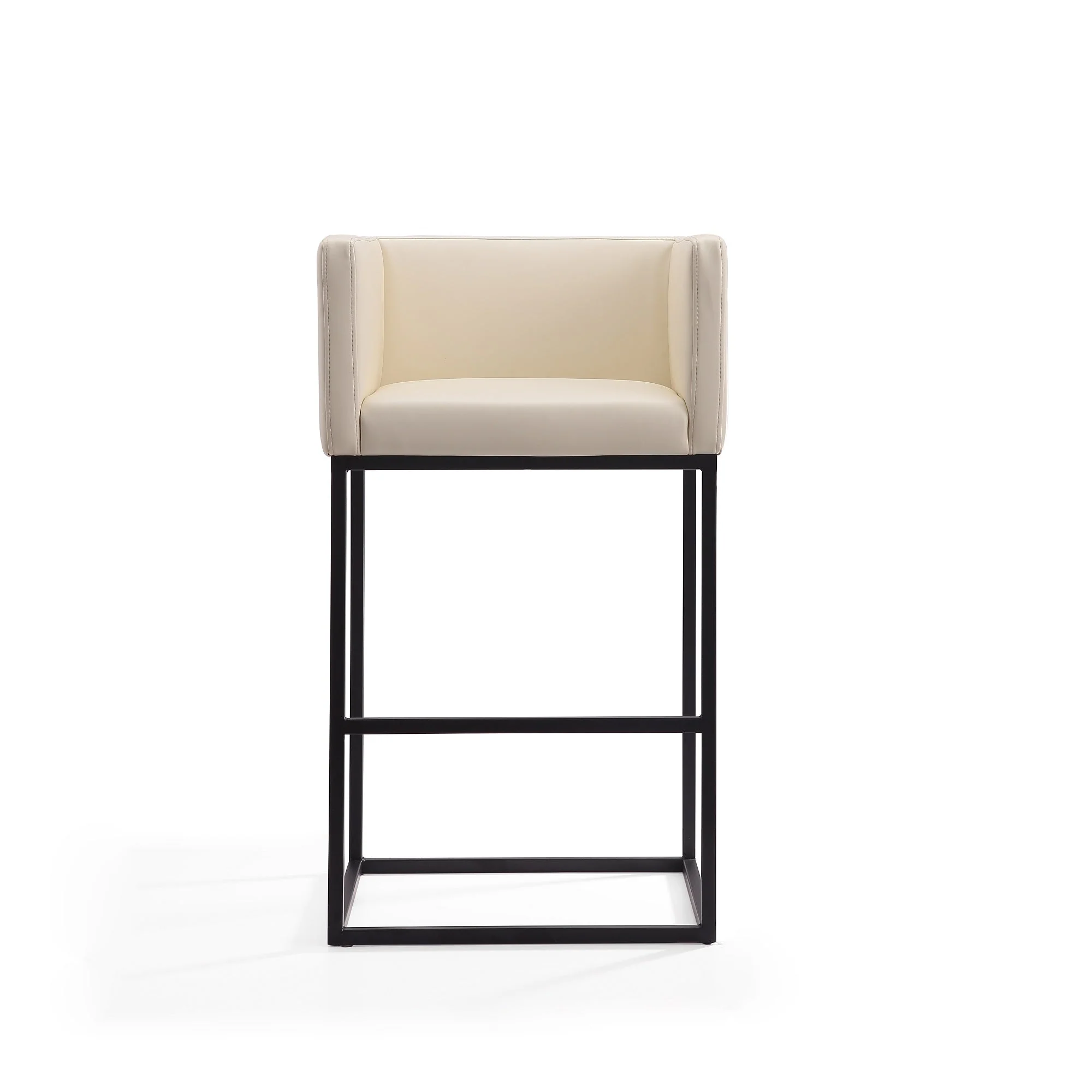 Embassy Barstool in Cream and Black (set of 2) - Image 5