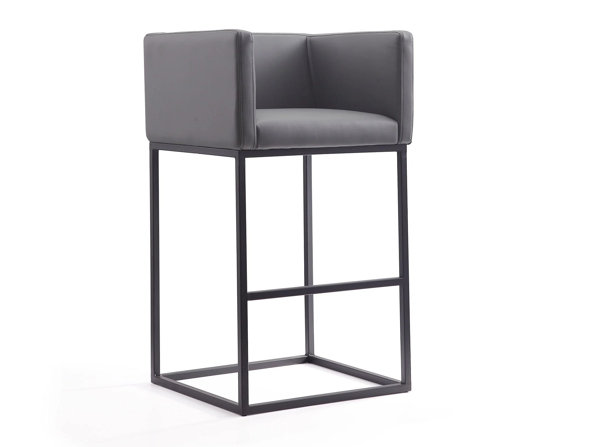 Embassy Barstool in Grey and Black
