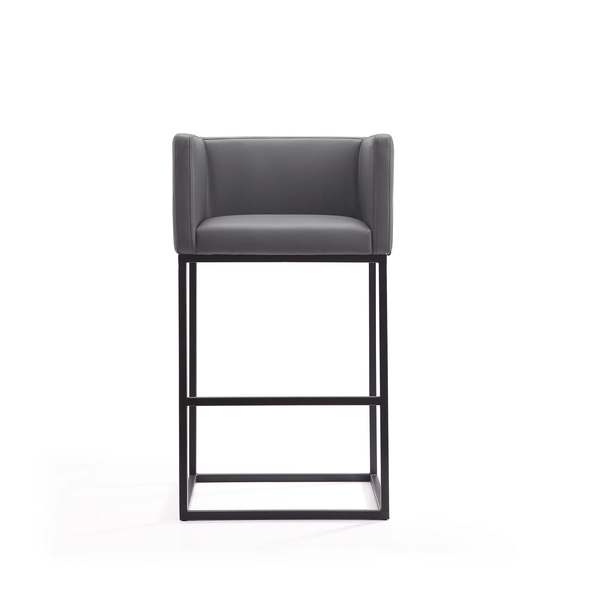 Embassy Barstool in Grey and Black (set of 2) - Image 5