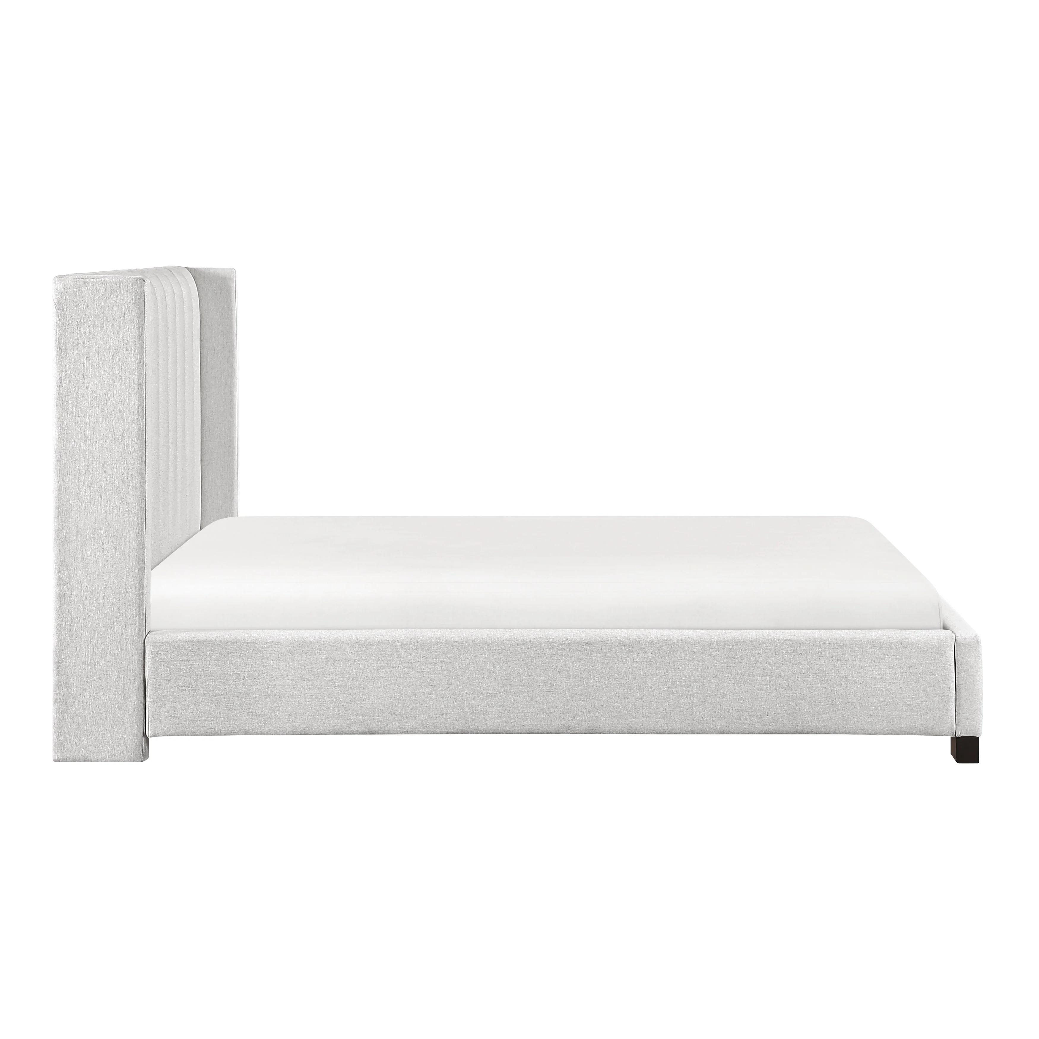Emerson Beige Upholstered Queen Bed - Image 5