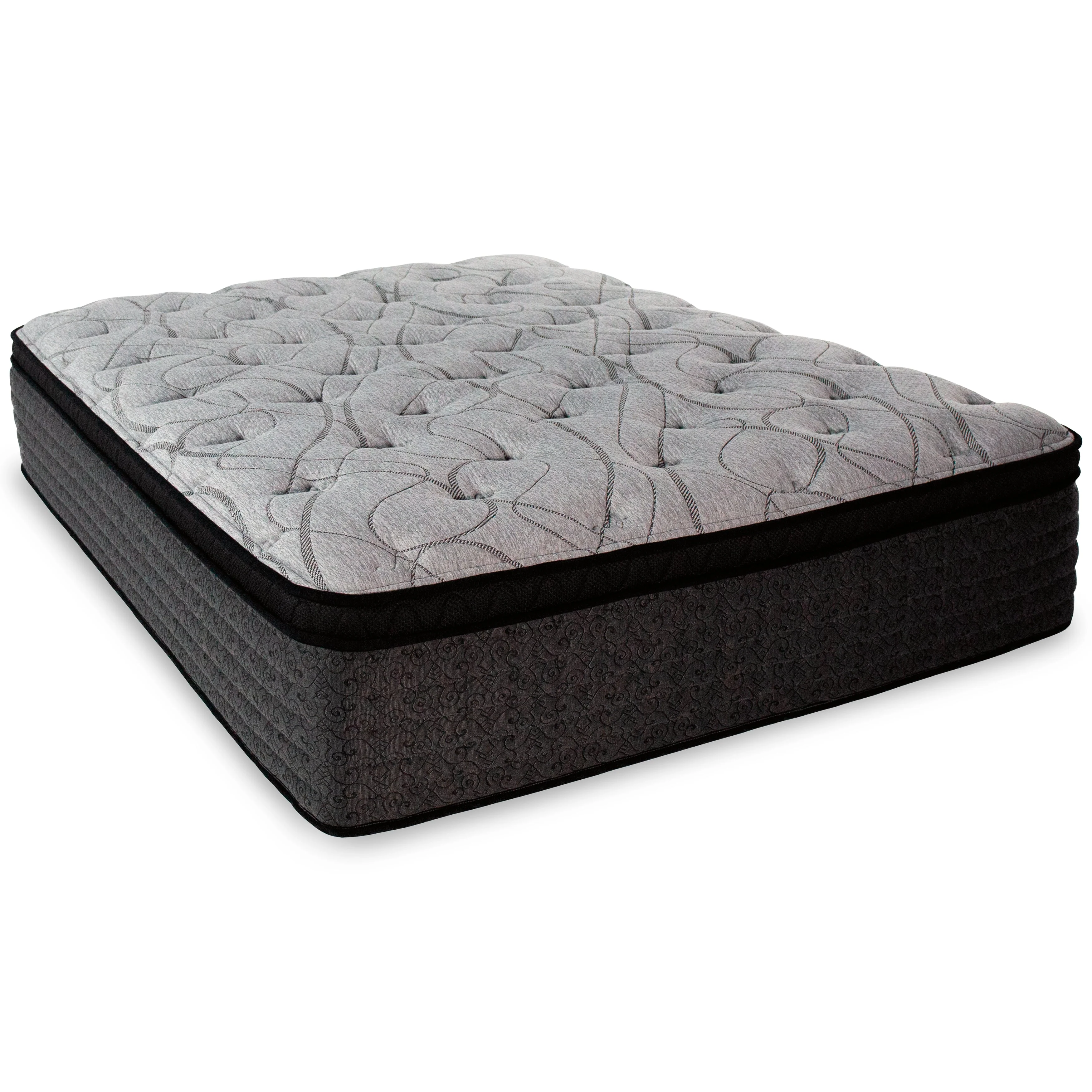 Enza 16 inch Cool Hybrid Mattress in Light Gray