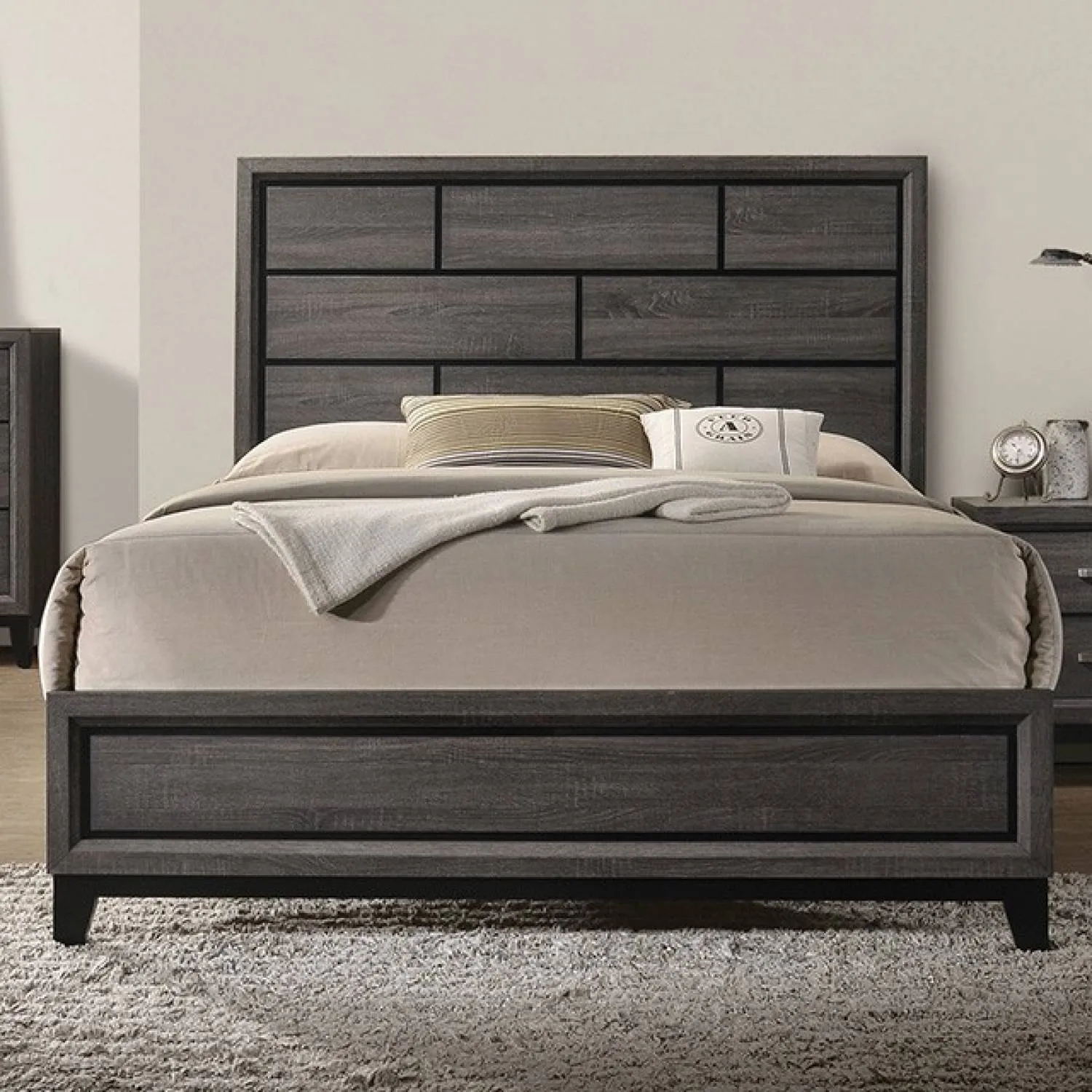 Errico Gray Full Bed