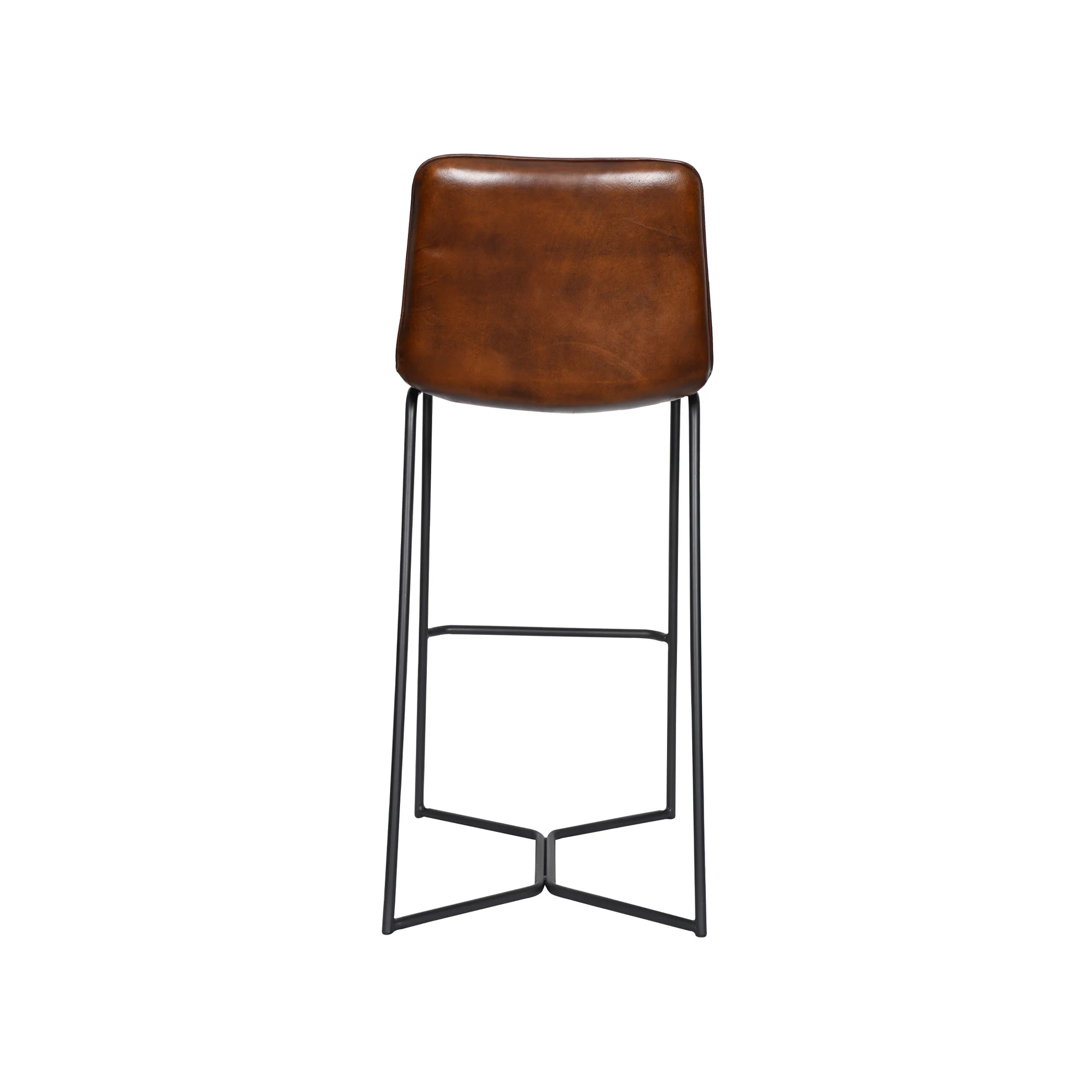 Essex Morgan 18" Bar Chair in Hand Washed Chestnut - Image 2