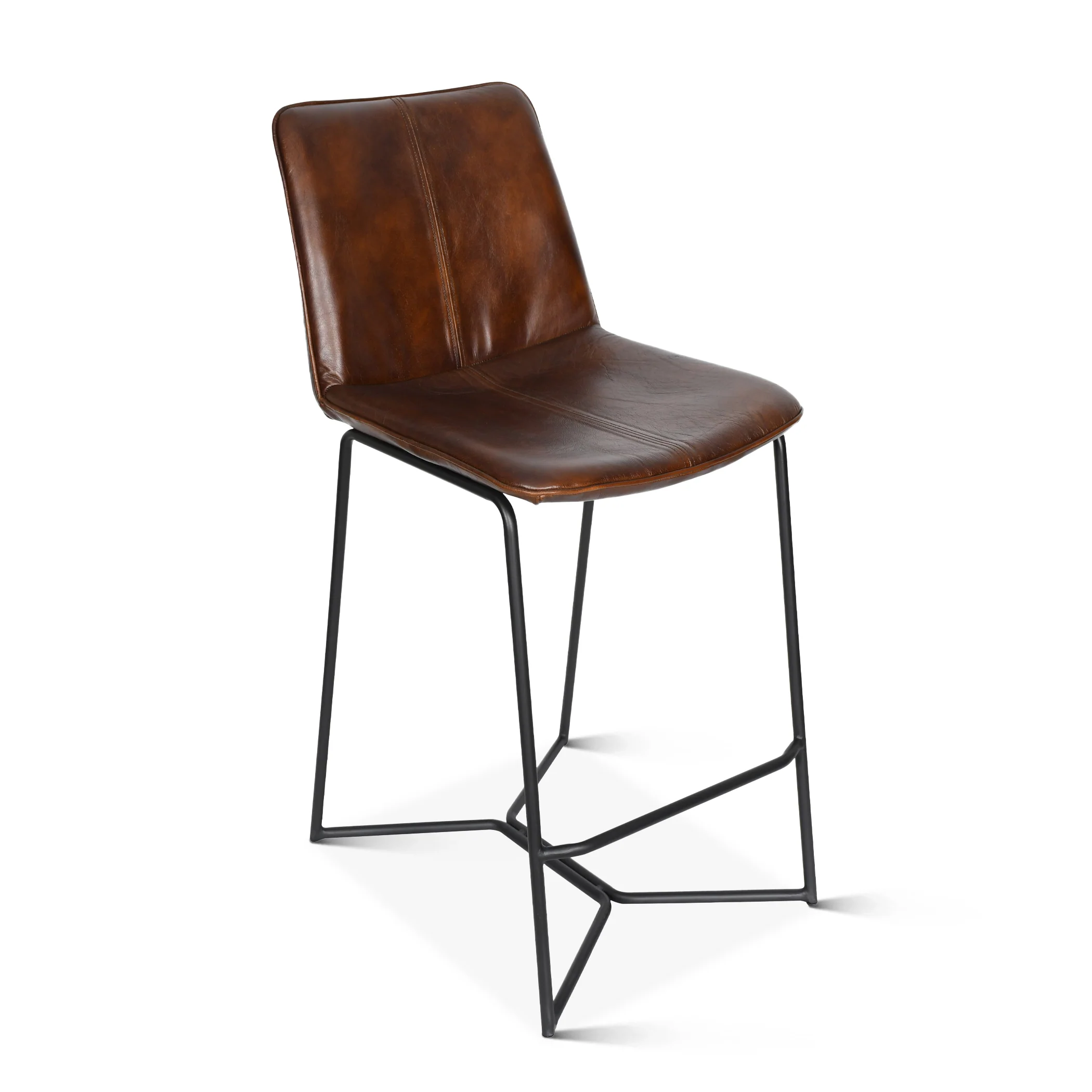 Essex Morgan 18" Counter Chair in Hand Washed Chestnut - Image 2