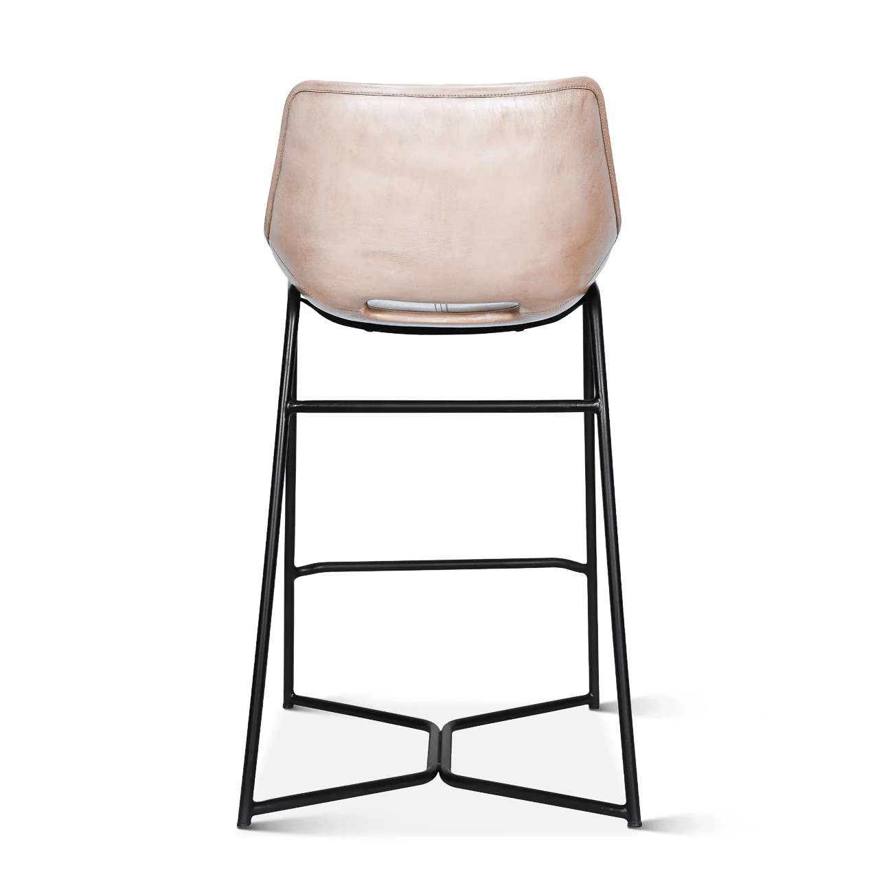 Essex Murphy 18" Counter Chair in Chestnut Leather - Image 4