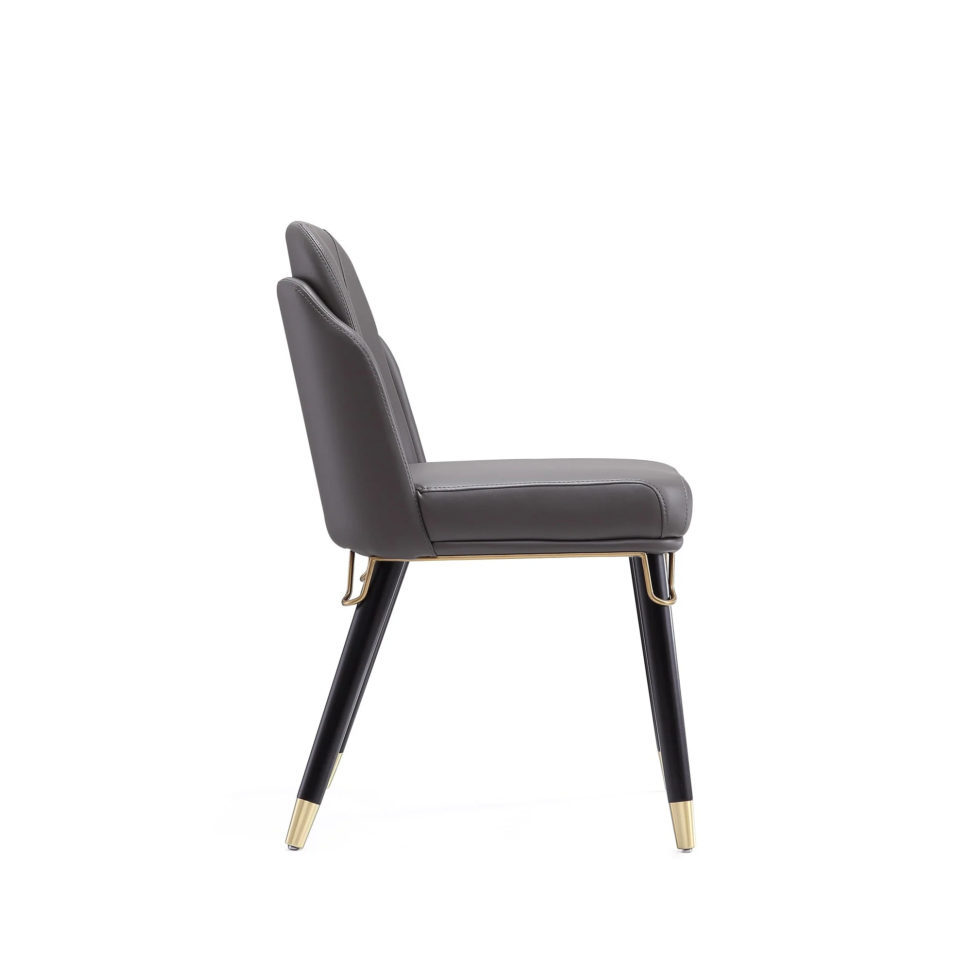 Estelle Dining Chair in Pebble and Black - Image 5