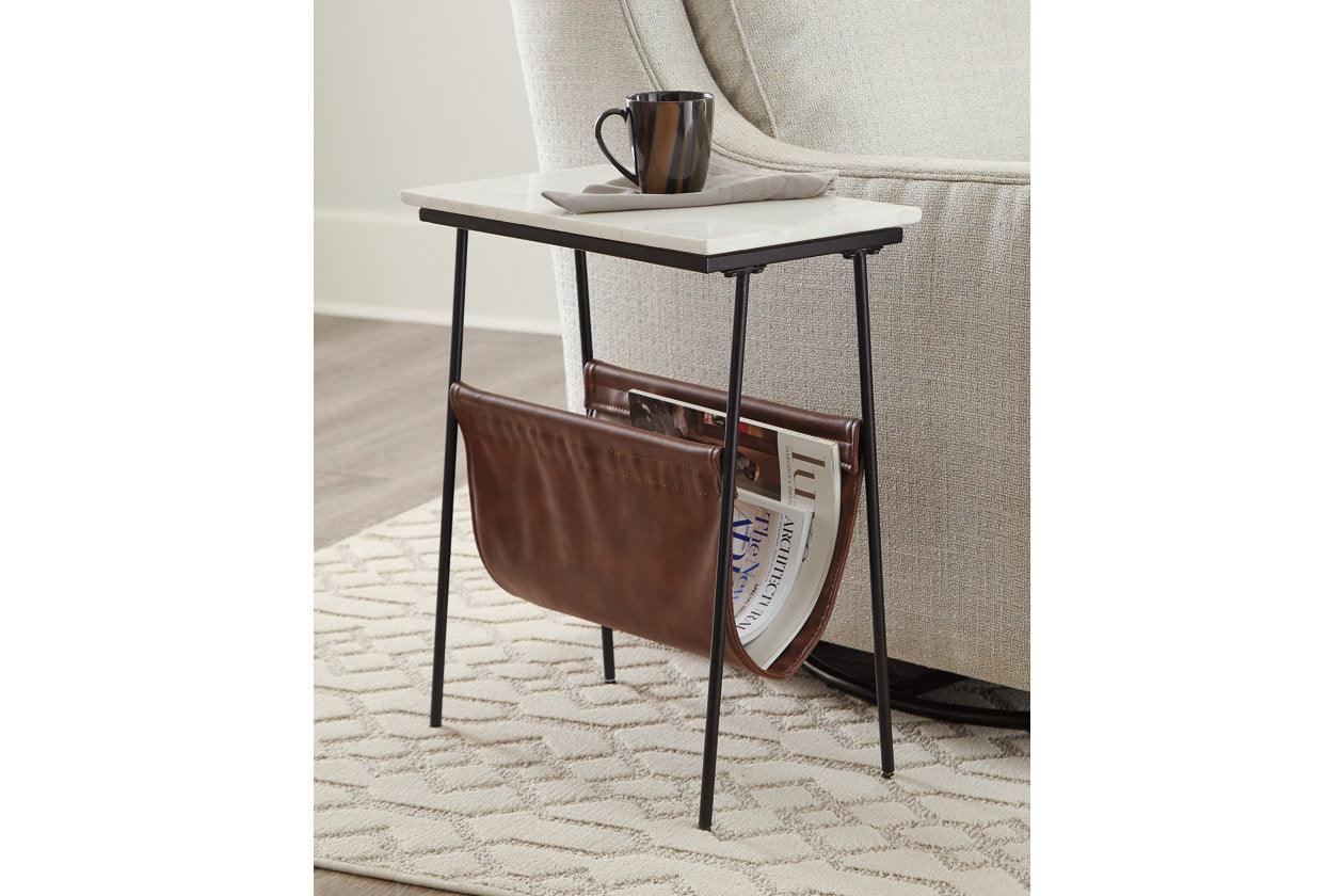 Etanbury Brown/Black/White Accent Table - Image 7