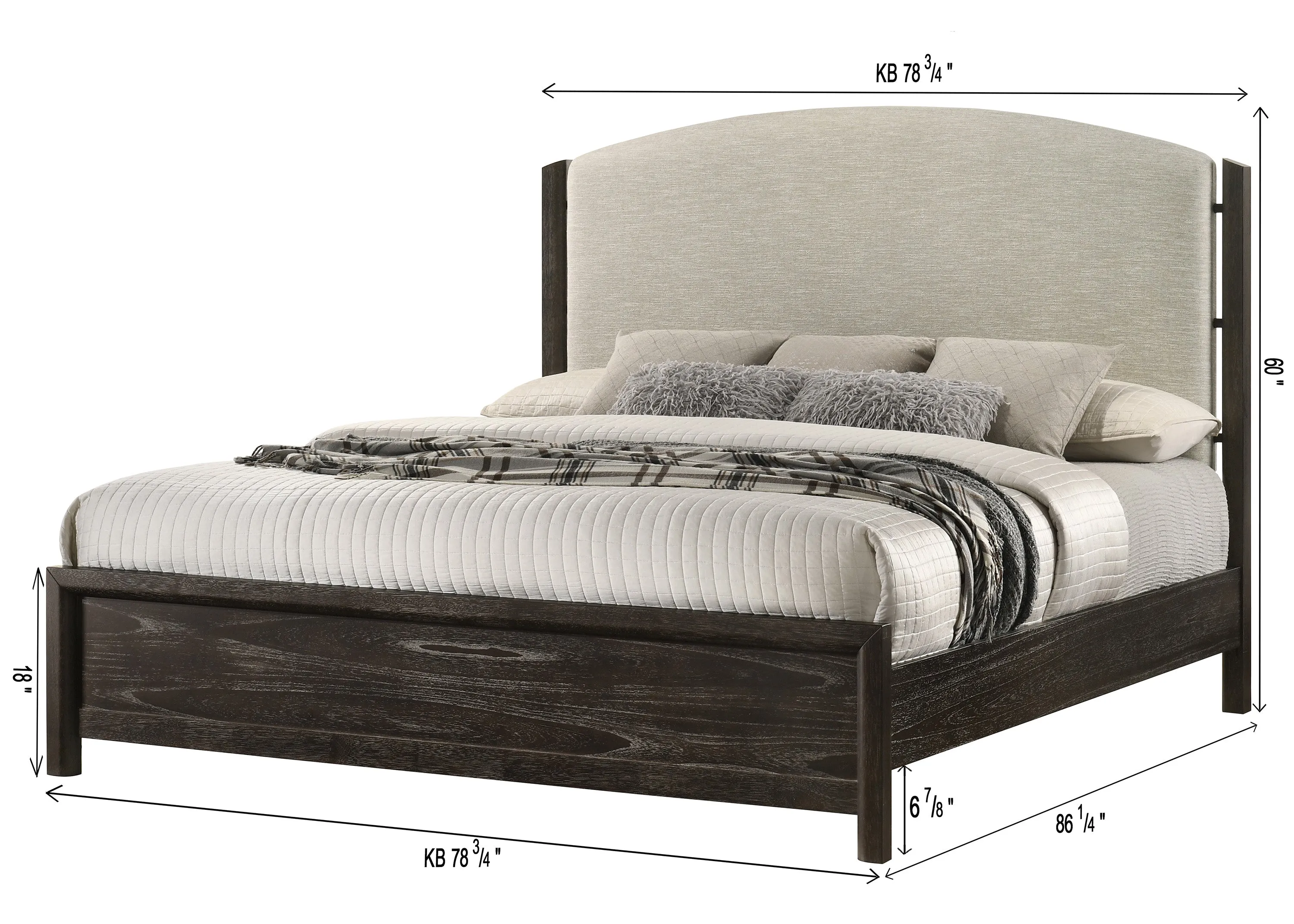 Ethel Dark Brown Panel Bedroom Set - Image 7