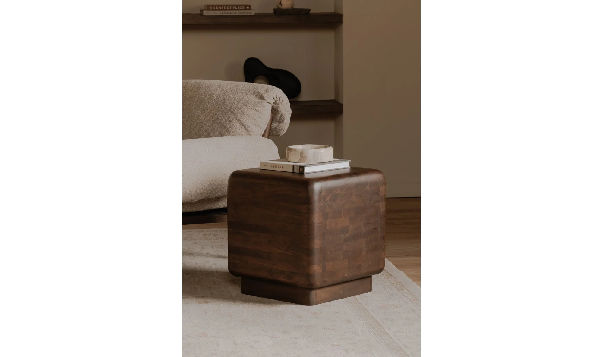 Eton Side Table Dark Brown - Image 8