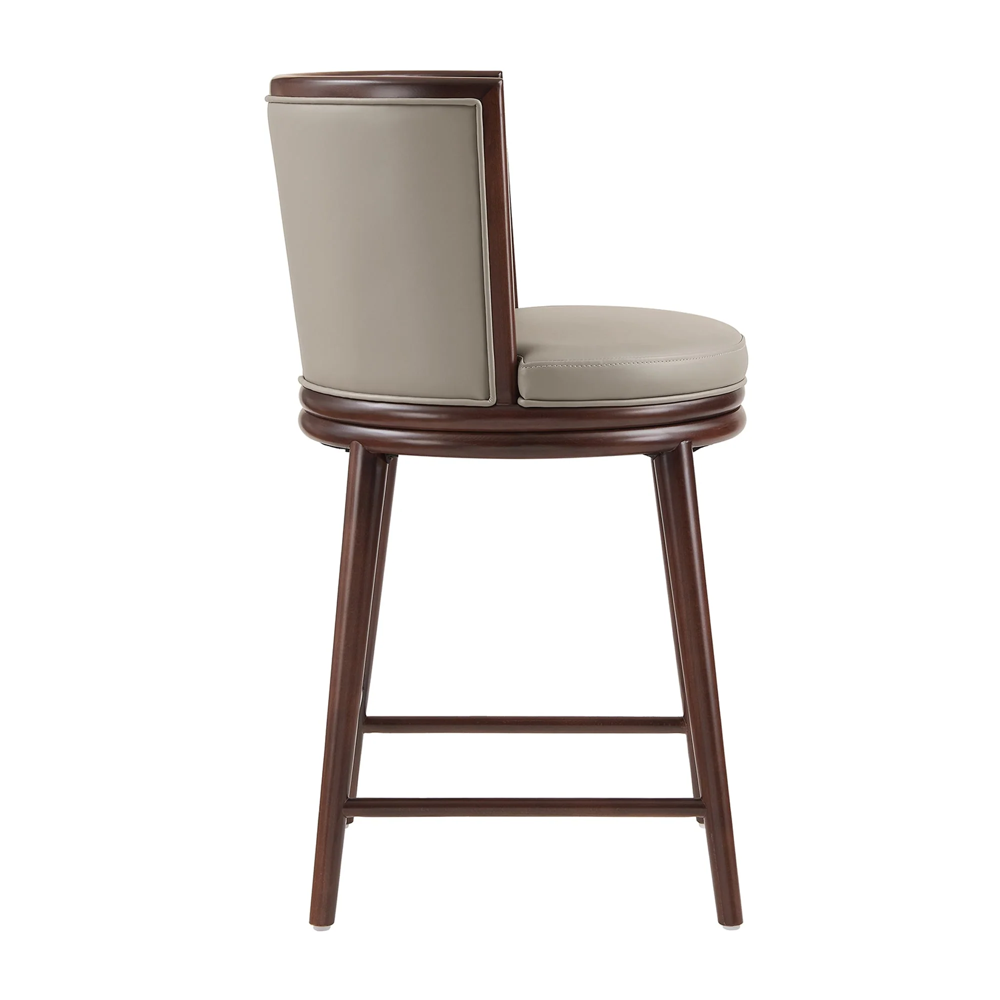 Evalyn Counter Stool in Taupe (set of 3) - Image 7