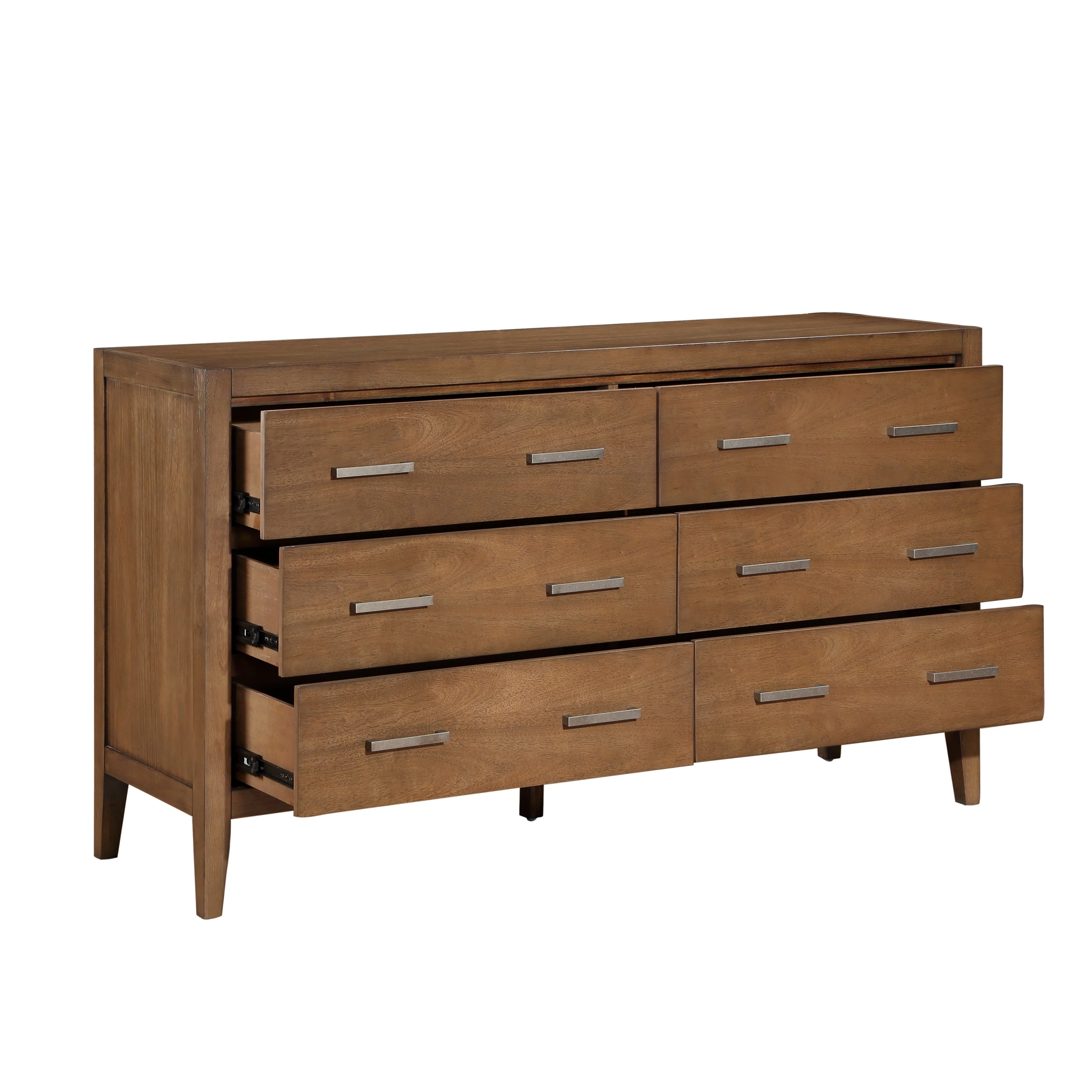 Evans Wire Brushed Light Brown Dresser - Image 2