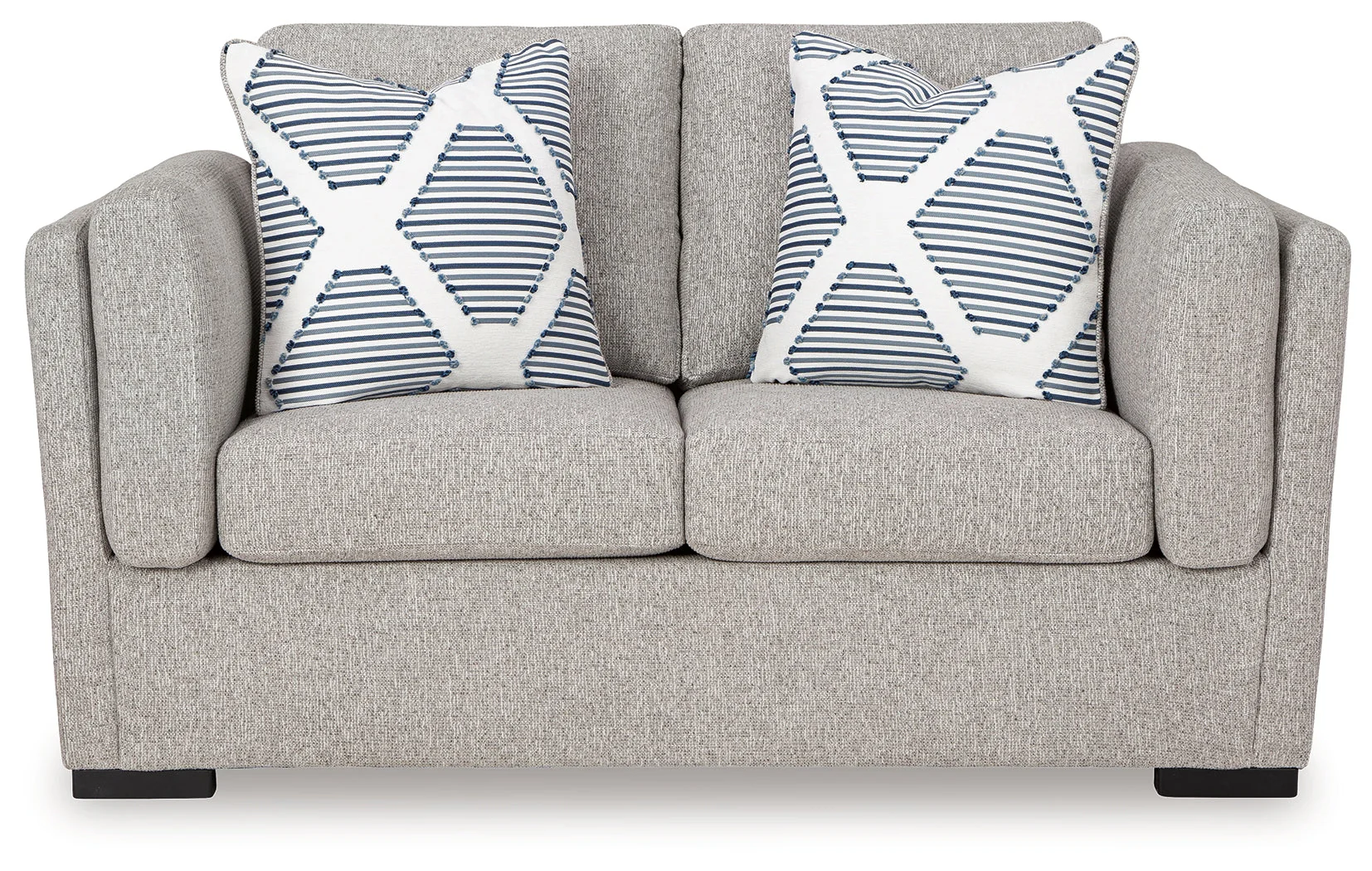 Evansley Sofa, Loveseat, Chair and Ottoman in Pewter - Image 9