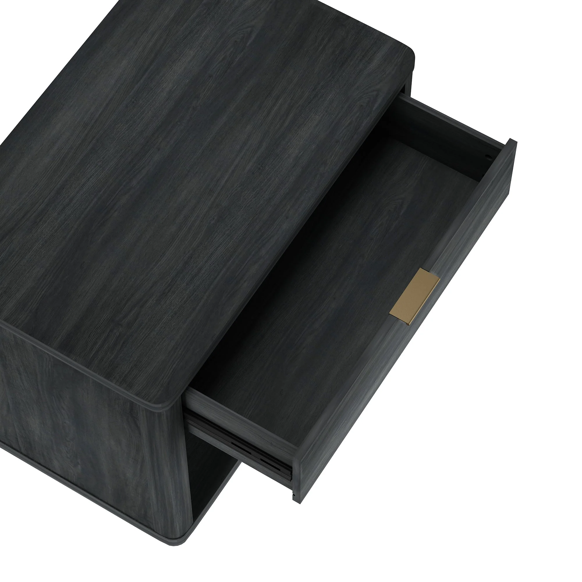 Evelyn 32" Nightstand 2.0 in Charcoal Grey - Image 5