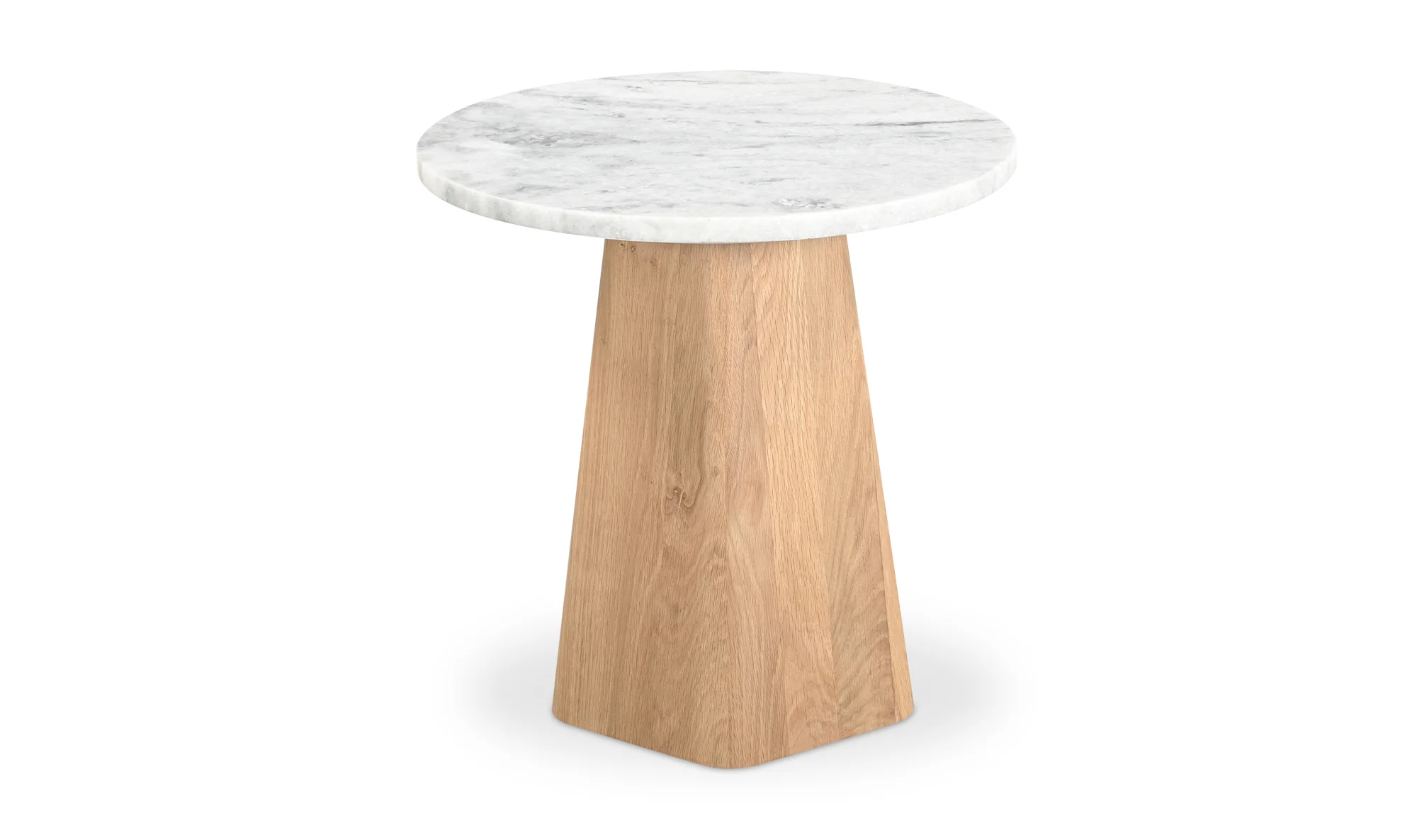 Evelyn Accent Table Ashen Grey Matrix Marble - Image 2