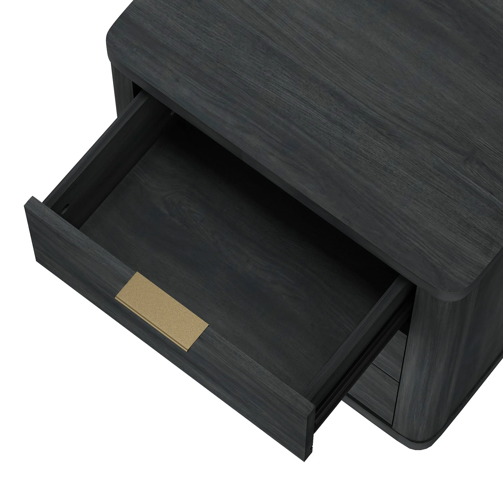 Evelyn Nightstand in Charcoal Grey - Image 5