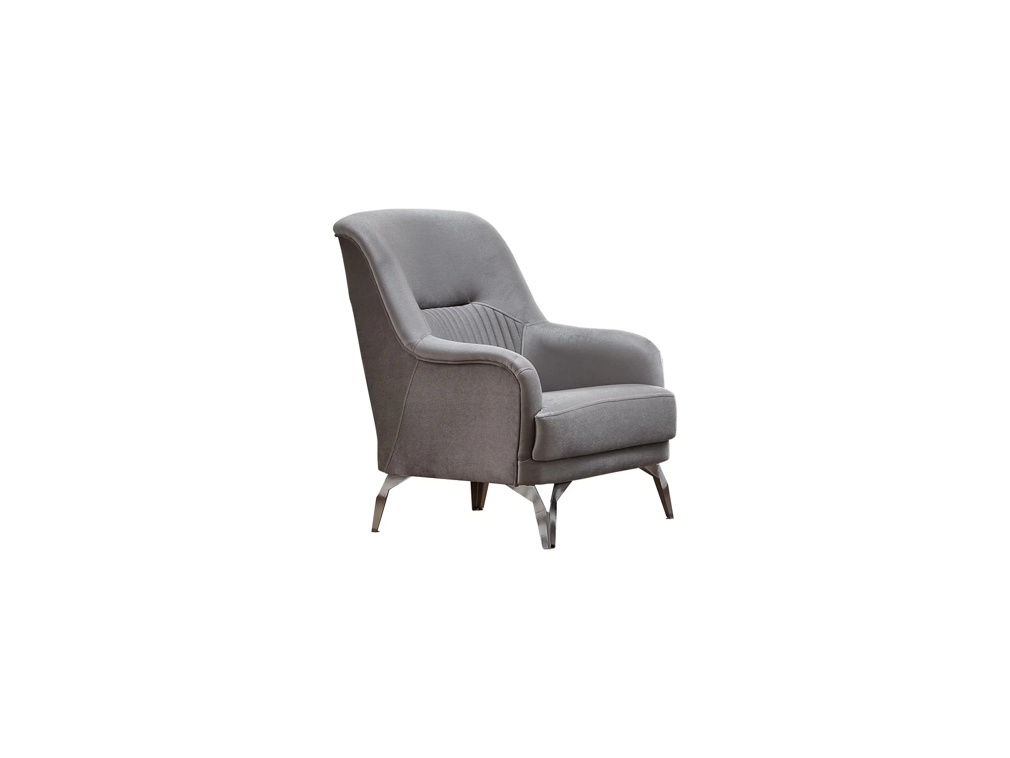 Everest Light Grey 3-pieces (Sofa & Loveseat & Chair) Living Room Set - Image 8