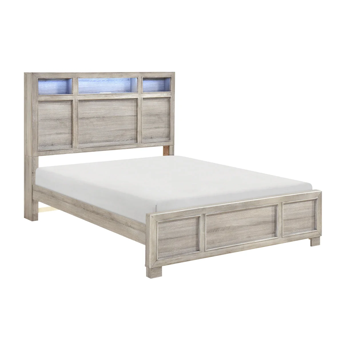 Everett Gray Bookcase Panel Bedroom Set - Image 10