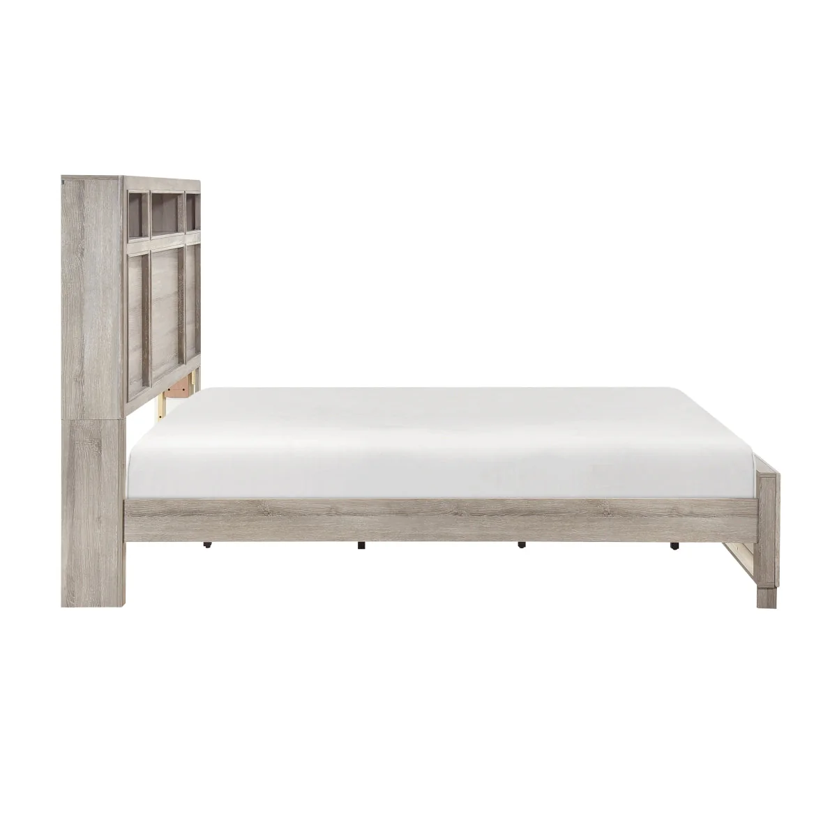 Everett Gray Bookcase Panel Bedroom Set - Image 6
