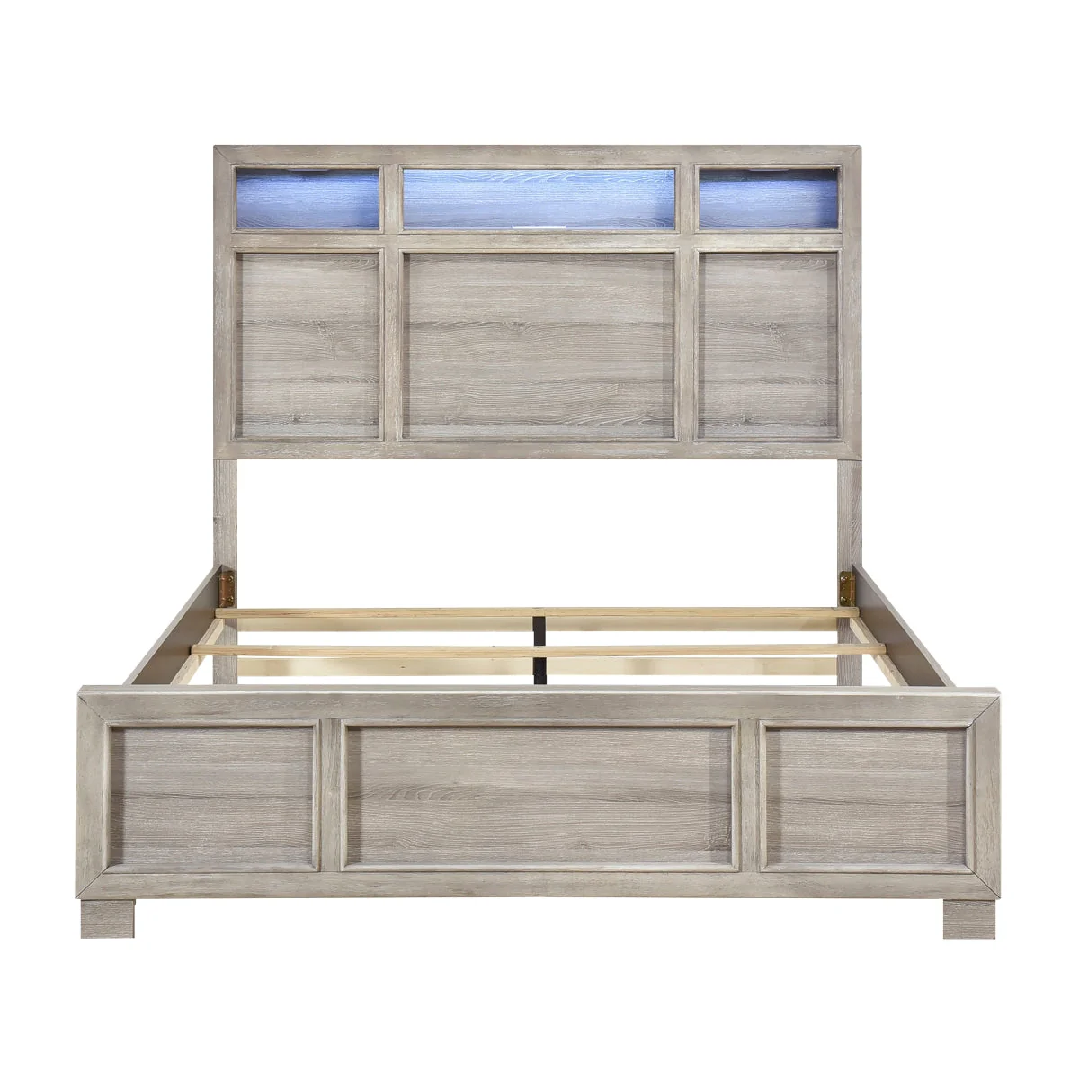Everett Gray King Panel Bed - Image 8