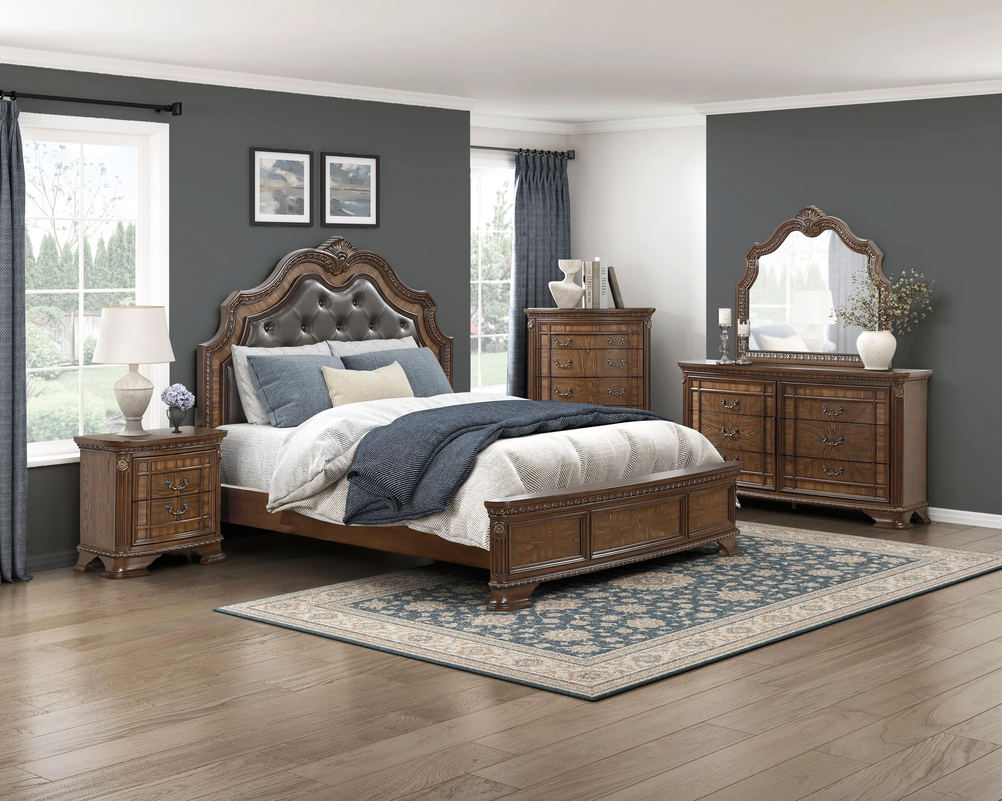 Everleigh Brown California King Bed - Image 7