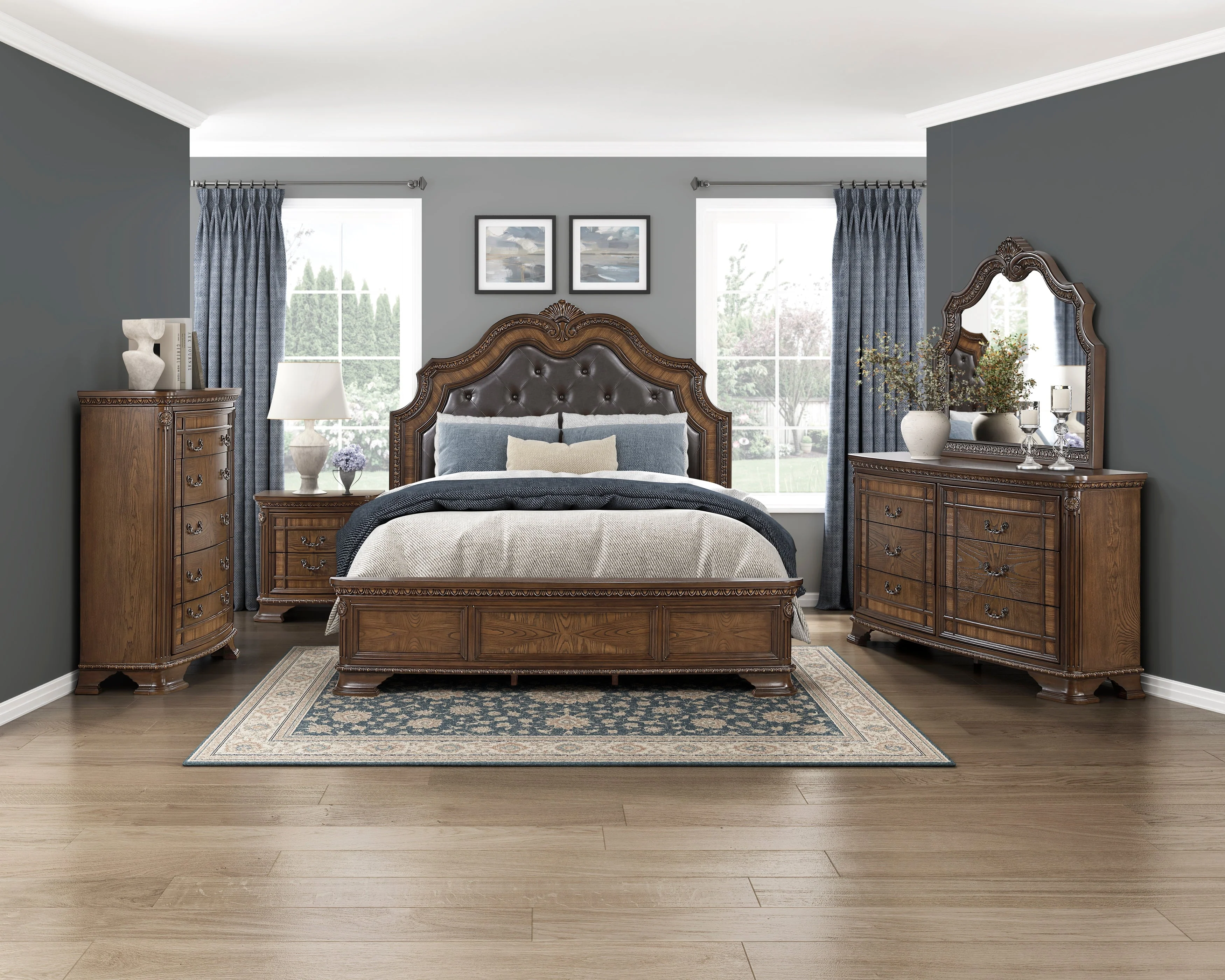 Everleigh Brown Eastern King Bed - Image 10