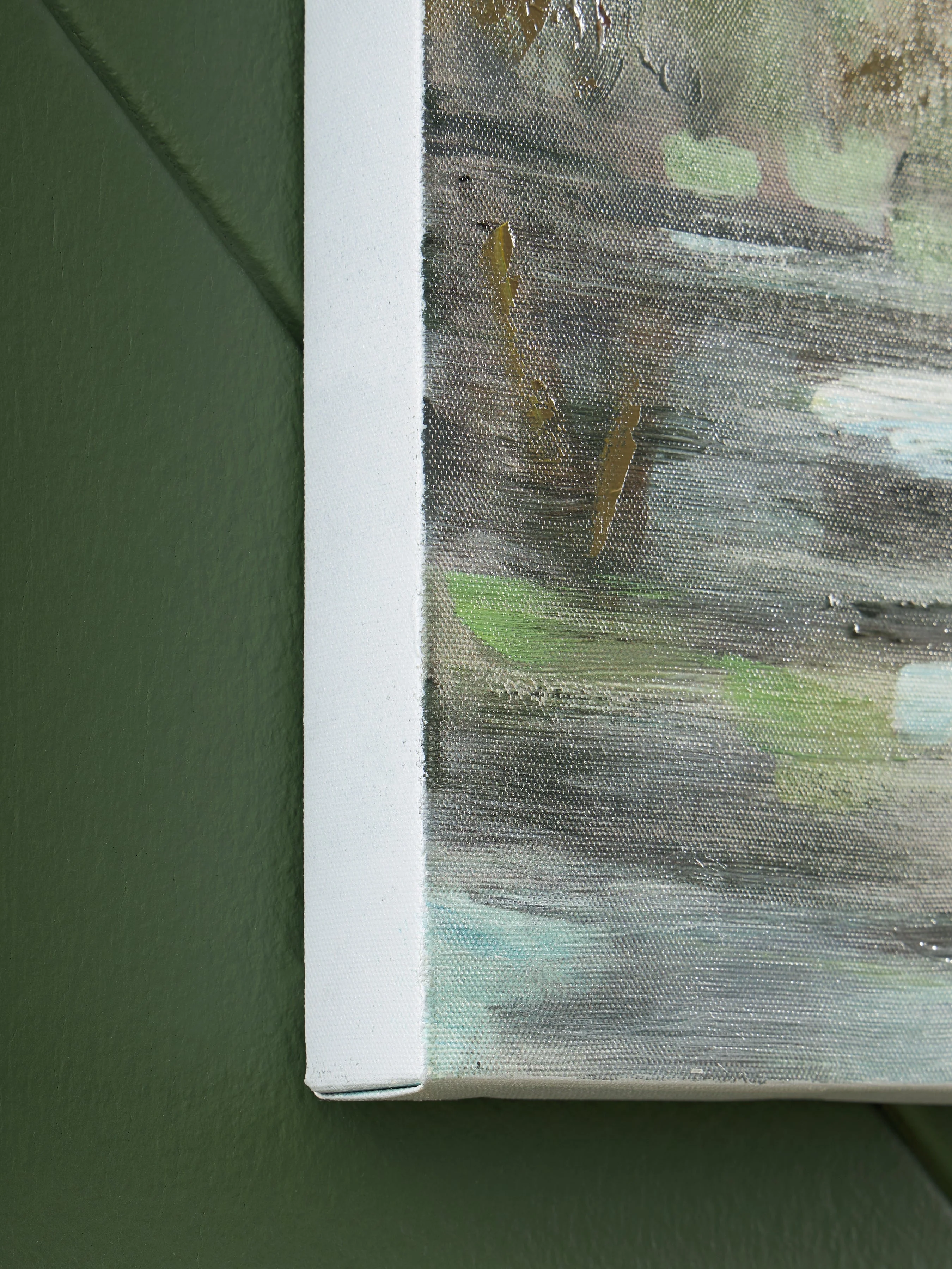 Evermaddick Green/Gray/White Wall Art - Image 4