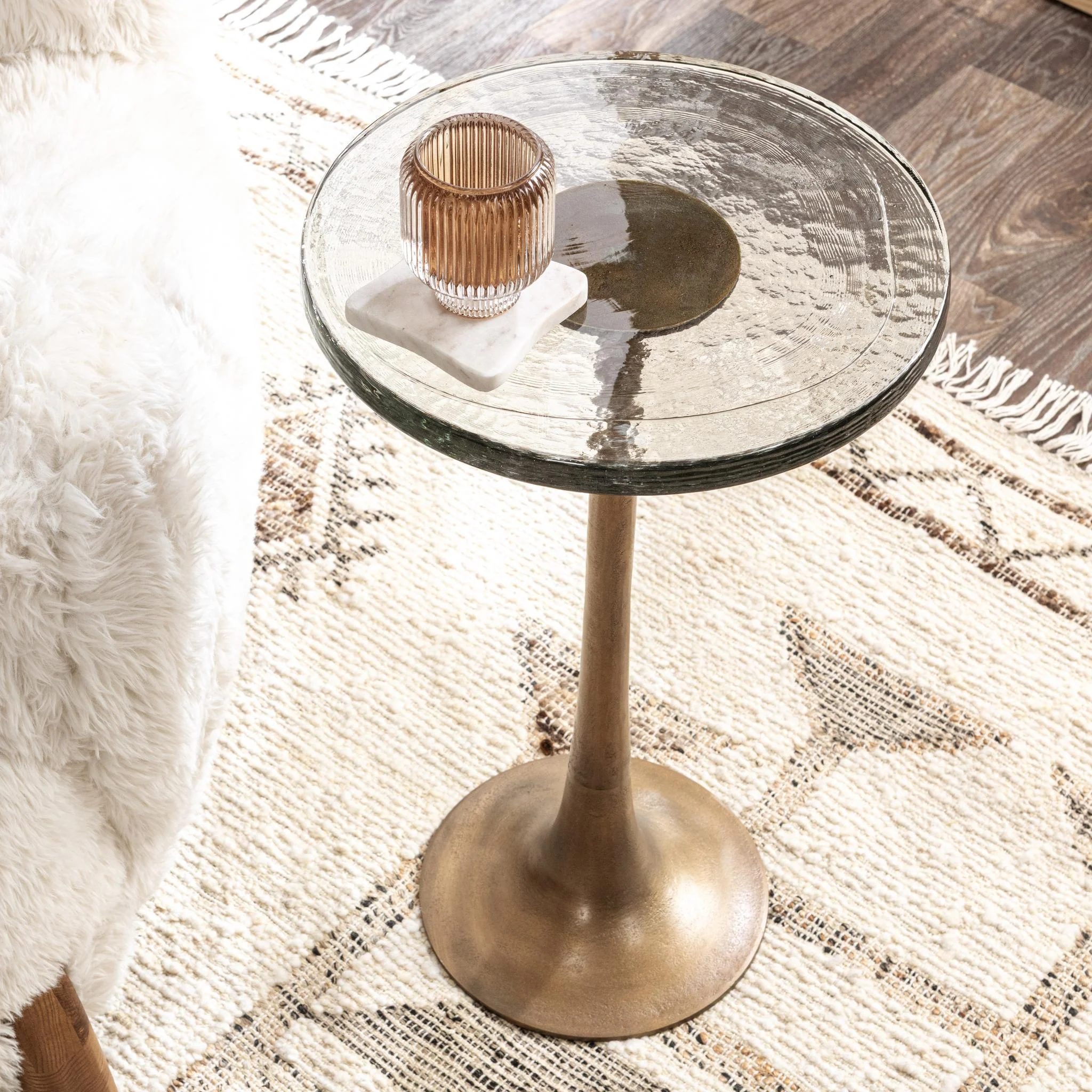 Fabiana Accent Table - Brass - Image 7