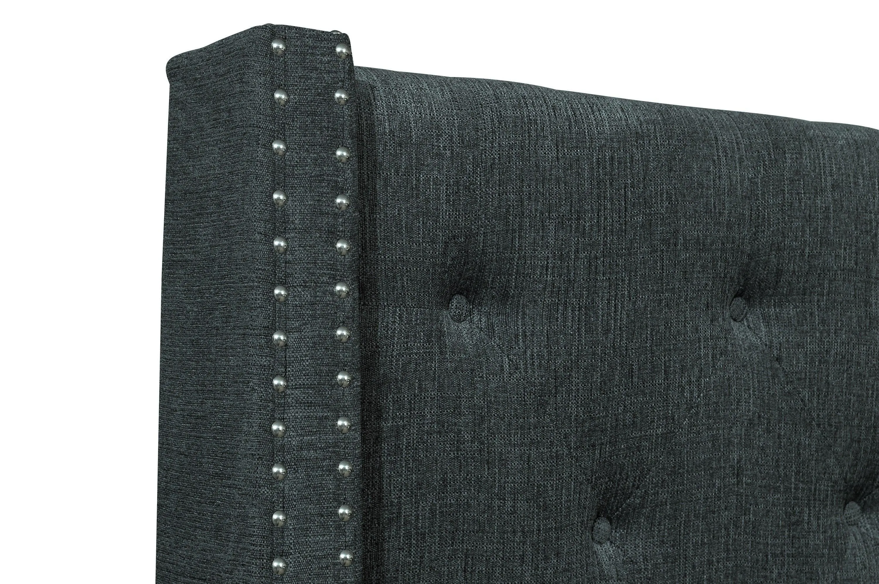 Fairborn Gray Queen Upholstered Storage Platform Bed - Image 8