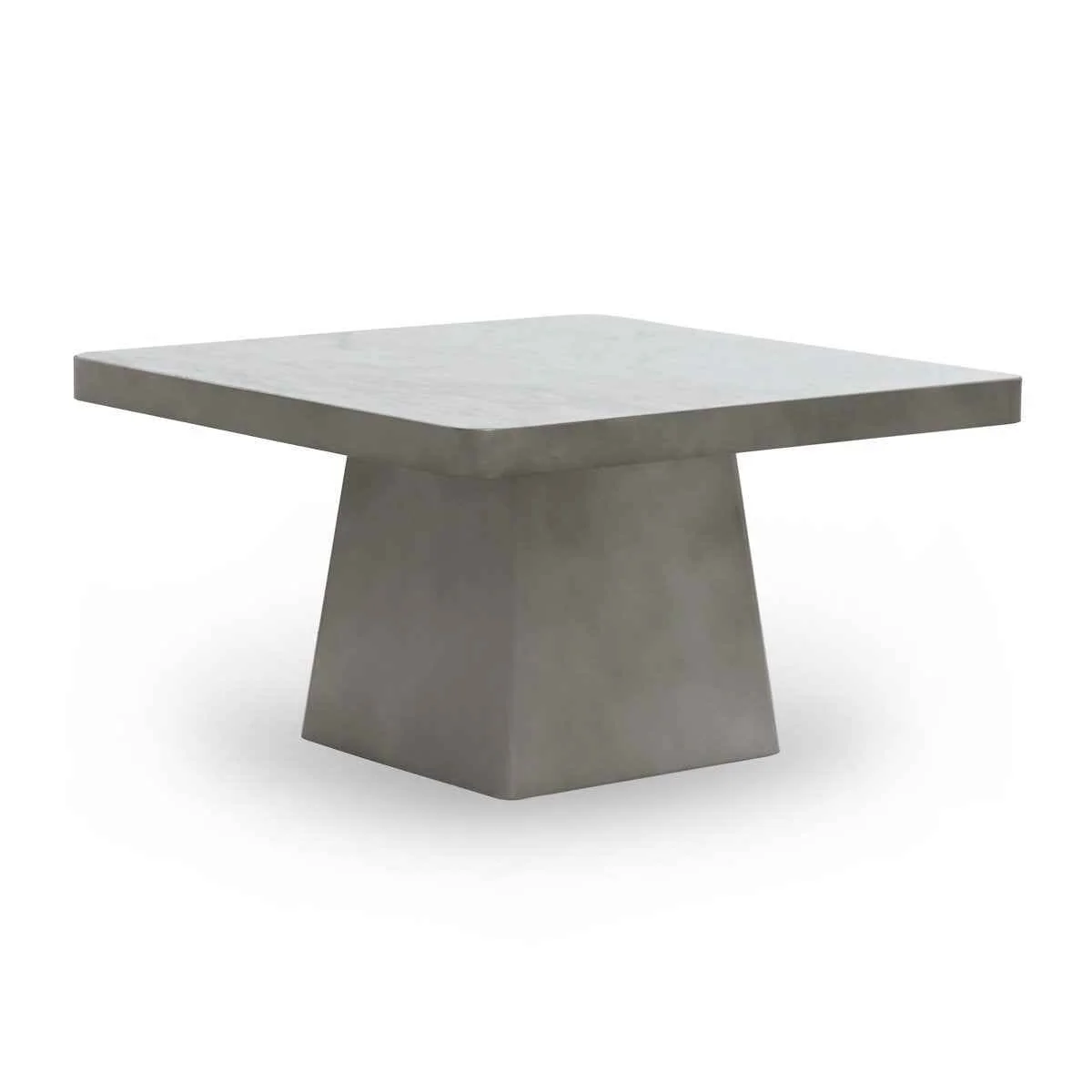 Far Coffee Table - White/Slate Gray