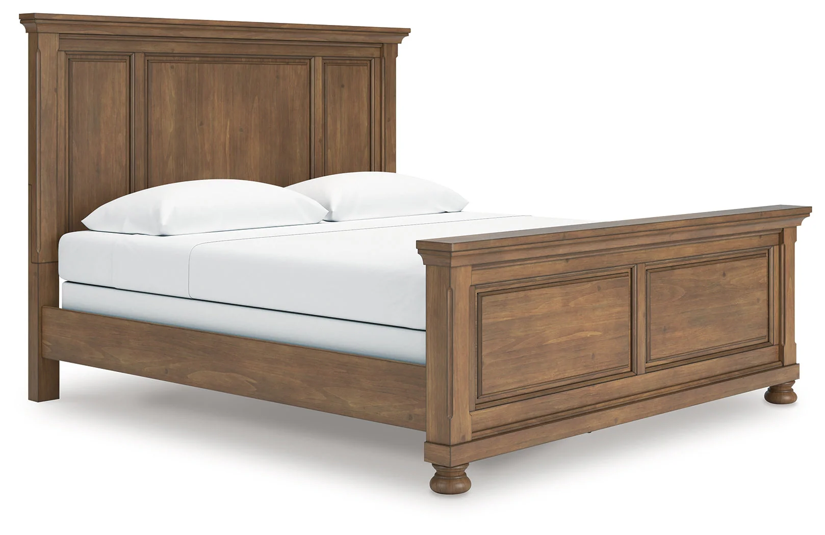 Feddinger Medium Brown King Panel Bed