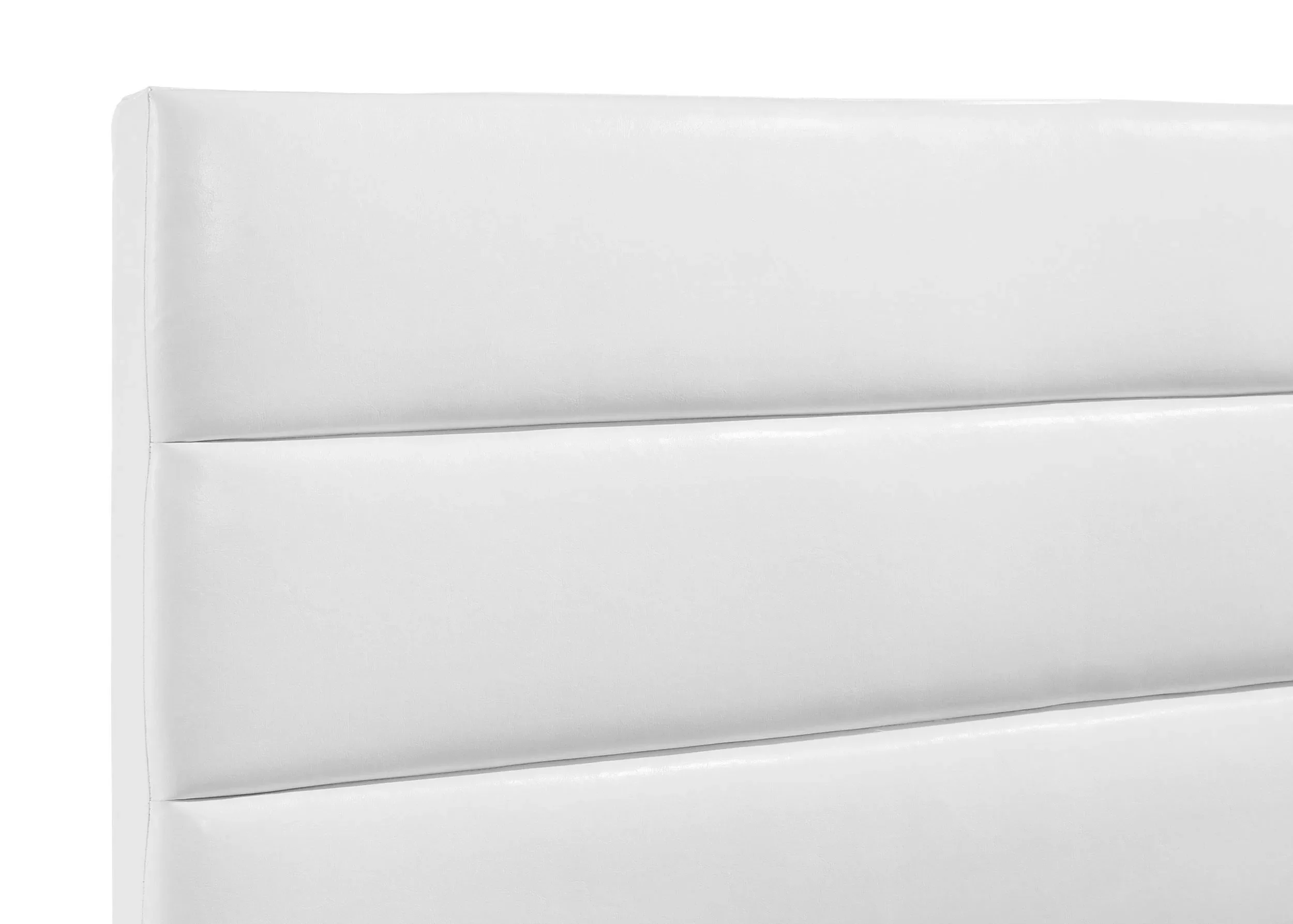 Felicity White Upholstered Eastern King Platform Bed - Image 7