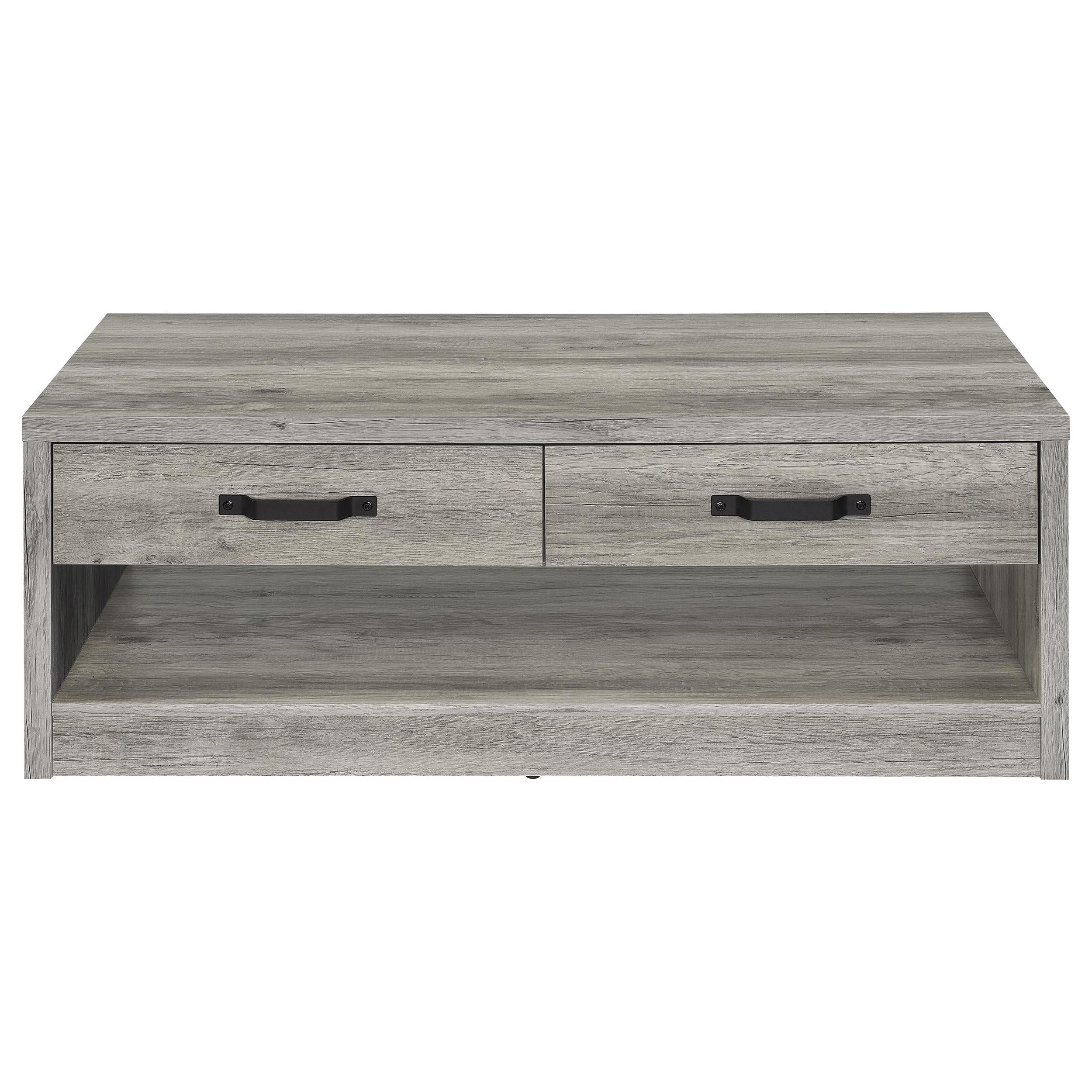 Felix Gray Driftwood 2-Piece Coffee and End Table Set - Image 10
