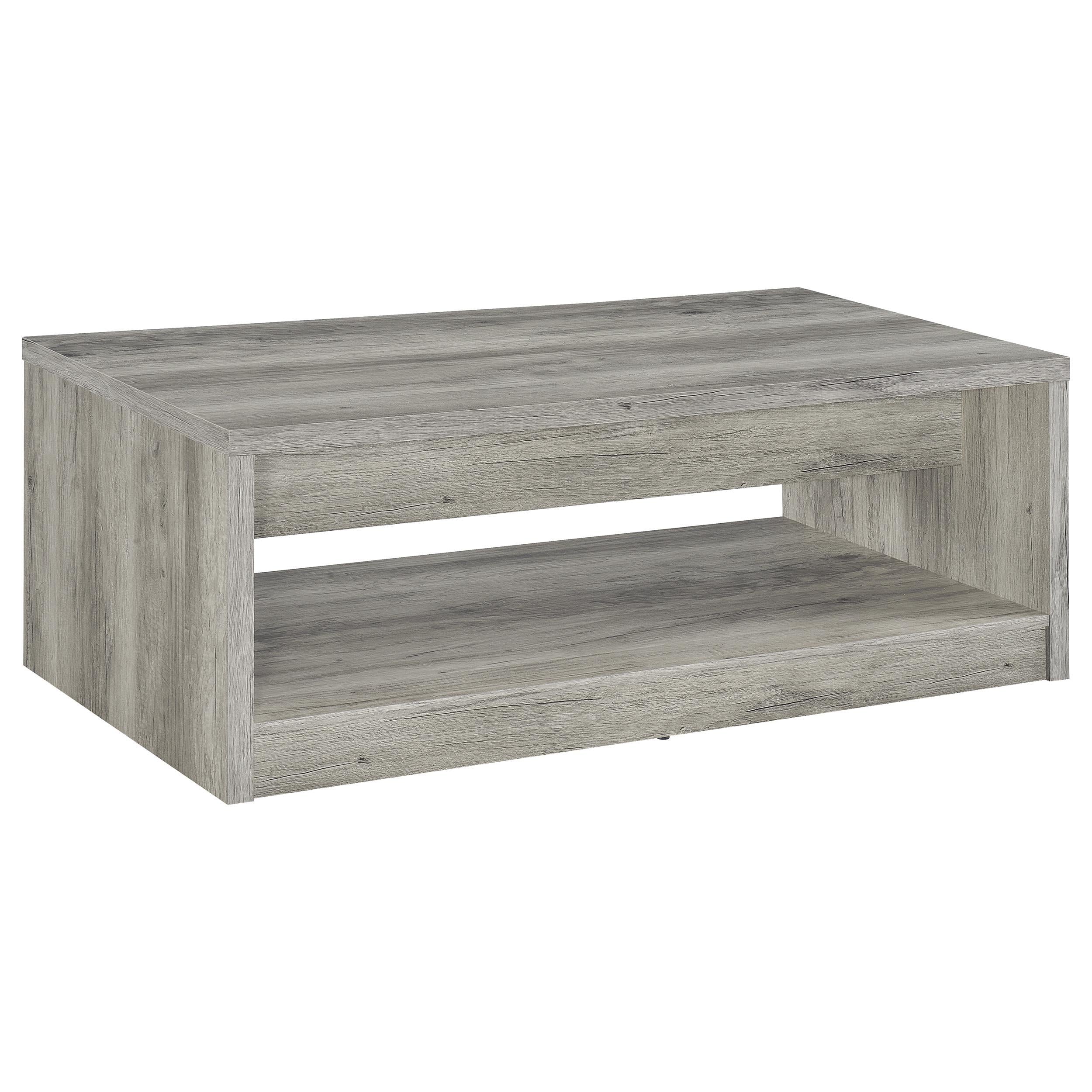 Felix Gray Driftwood 2-Piece Coffee and End Table Set - Image 11